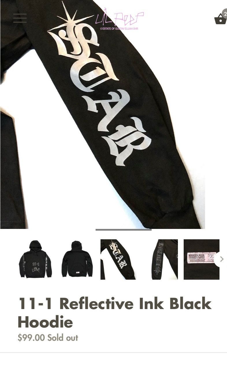 GOTHBOICLIQUE × Lil Peep VERY RARE Lil Peep NYC Pop up Exclusive shining star 11-1 Size US L / EU 52-54 / 3 - 4 Thumbnail