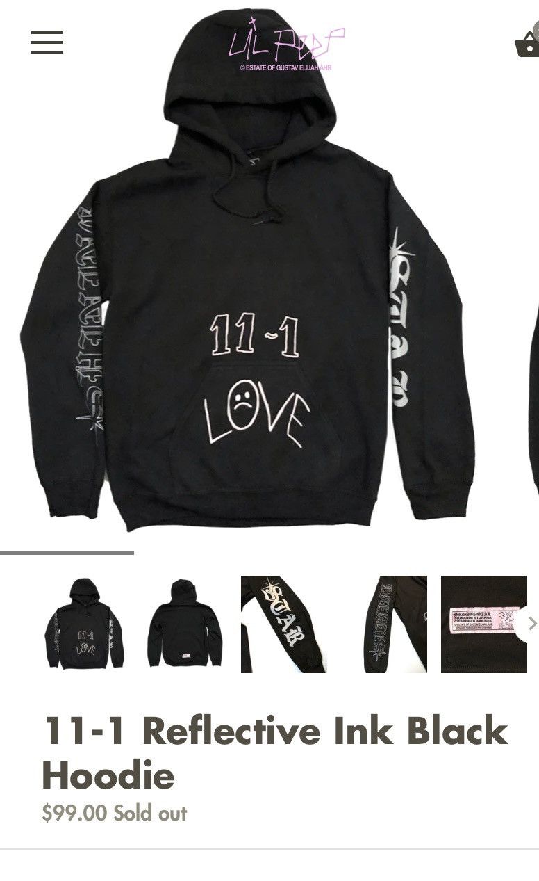 GOTHBOICLIQUE × Lil Peep VERY RARE Lil Peep NYC Pop up Exclusive shining star 11-1 Size US L / EU 52-54 / 3 - 2 Thumbnail