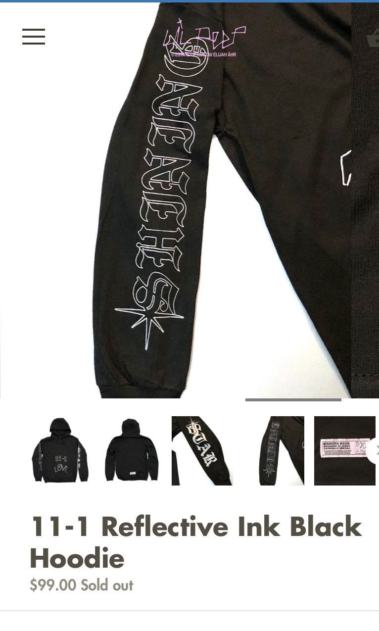GOTHBOICLIQUE × Lil Peep VERY RARE Lil Peep NYC Pop up Exclusive shining star 11-1 Size US L / EU 52-54 / 3 - 5 Thumbnail