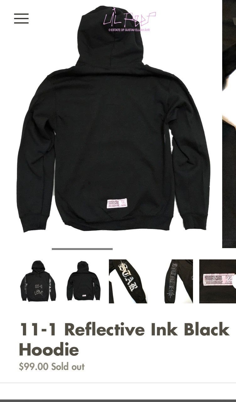 GOTHBOICLIQUE × Lil Peep VERY RARE Lil Peep NYC Pop up Exclusive shining star 11-1 Size US L / EU 52-54 / 3 - 3 Thumbnail