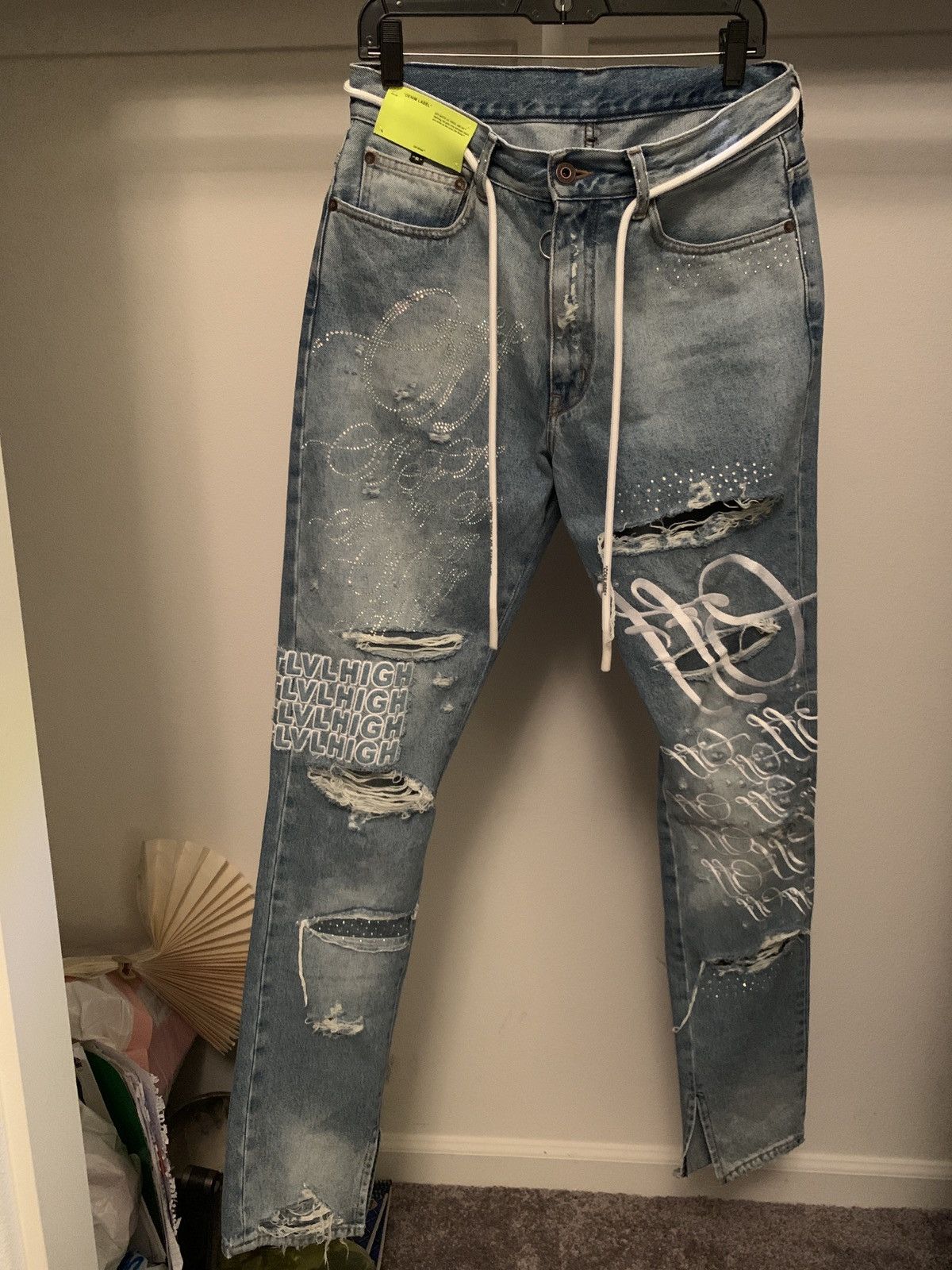 Ev Bravado Off White x Ev Bravado Jeans MRDR BRVADO Virgil Abloh Size US 32 / EU 48 - 2 Thumbnail