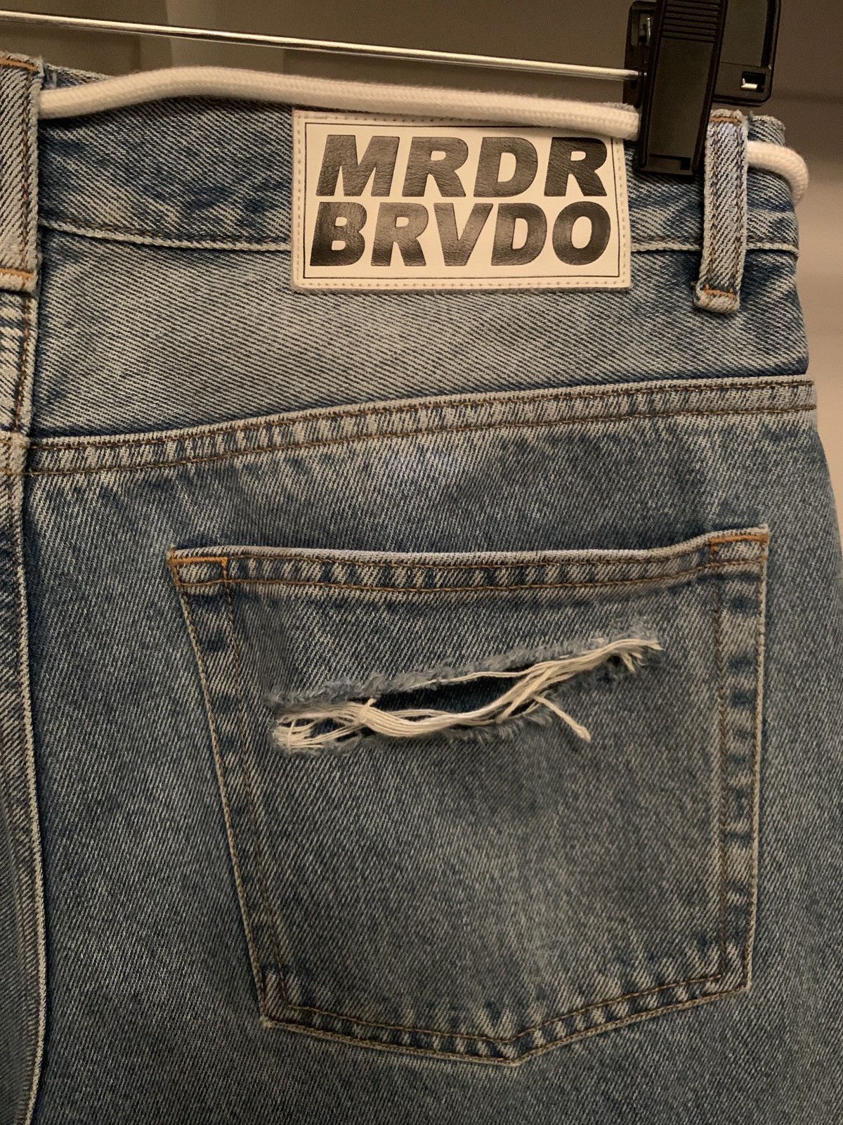 Ev Bravado Off White x Ev Bravado Jeans MRDR BRVADO Virgil Abloh Size US 32 / EU 48 - 8 Thumbnail