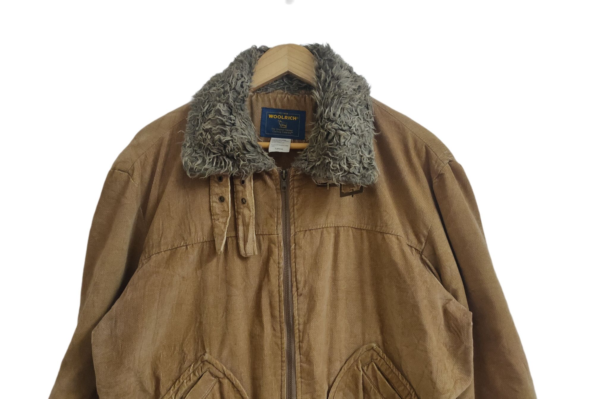 Woolrich Woolen Mills Vintage Woolrich Velvet Fur Collar Jacket Size US L / EU 52-54 / 3 - 3 Thumbnail