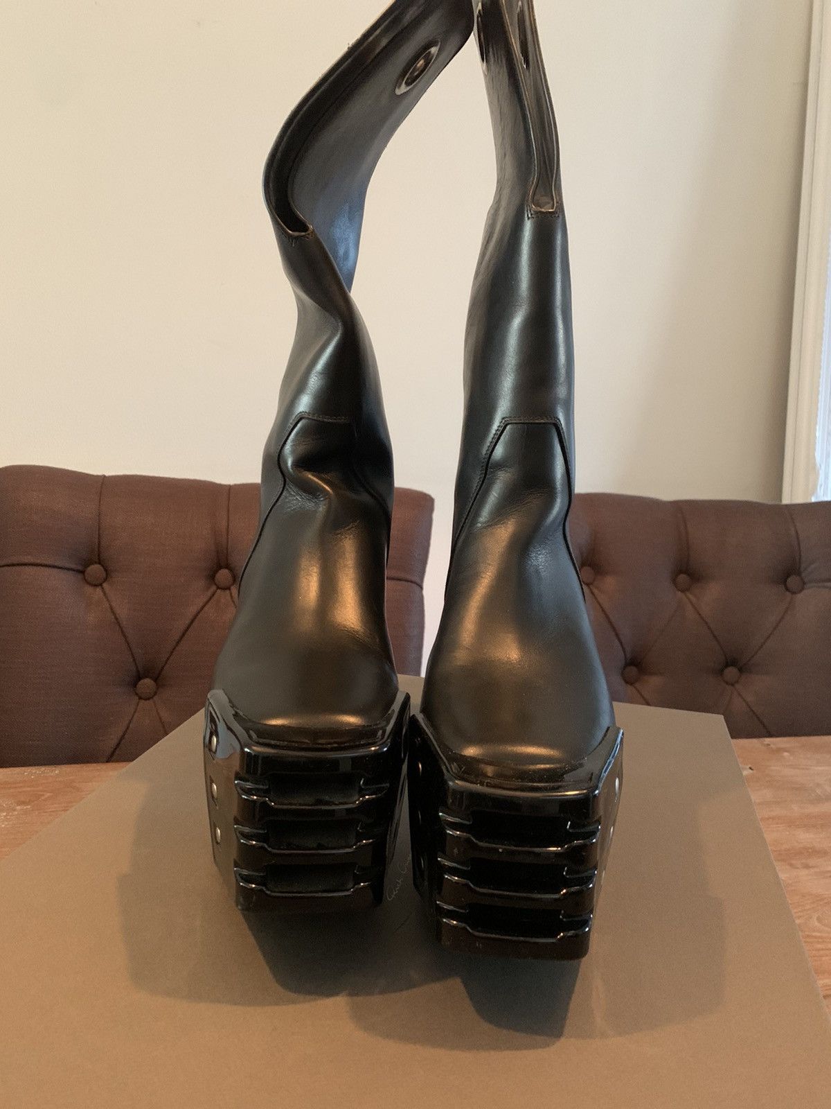 Rick Owens Grill cowboy Kiss boots EU41 | Grailed Rick Owens Grill cowboy Kiss boots EU41 | Grailed
