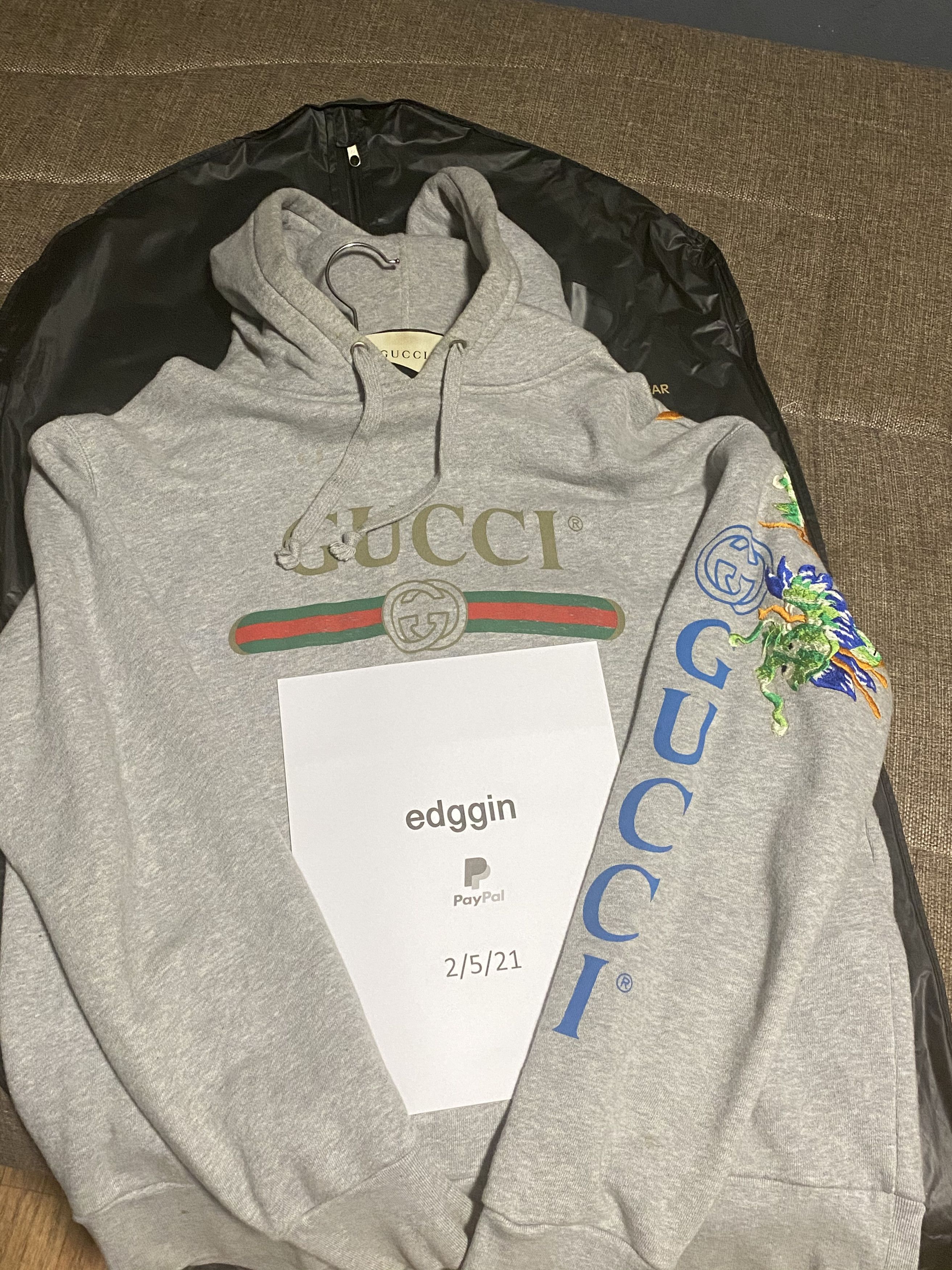 Gucci Dragon Hoodie | Grailed