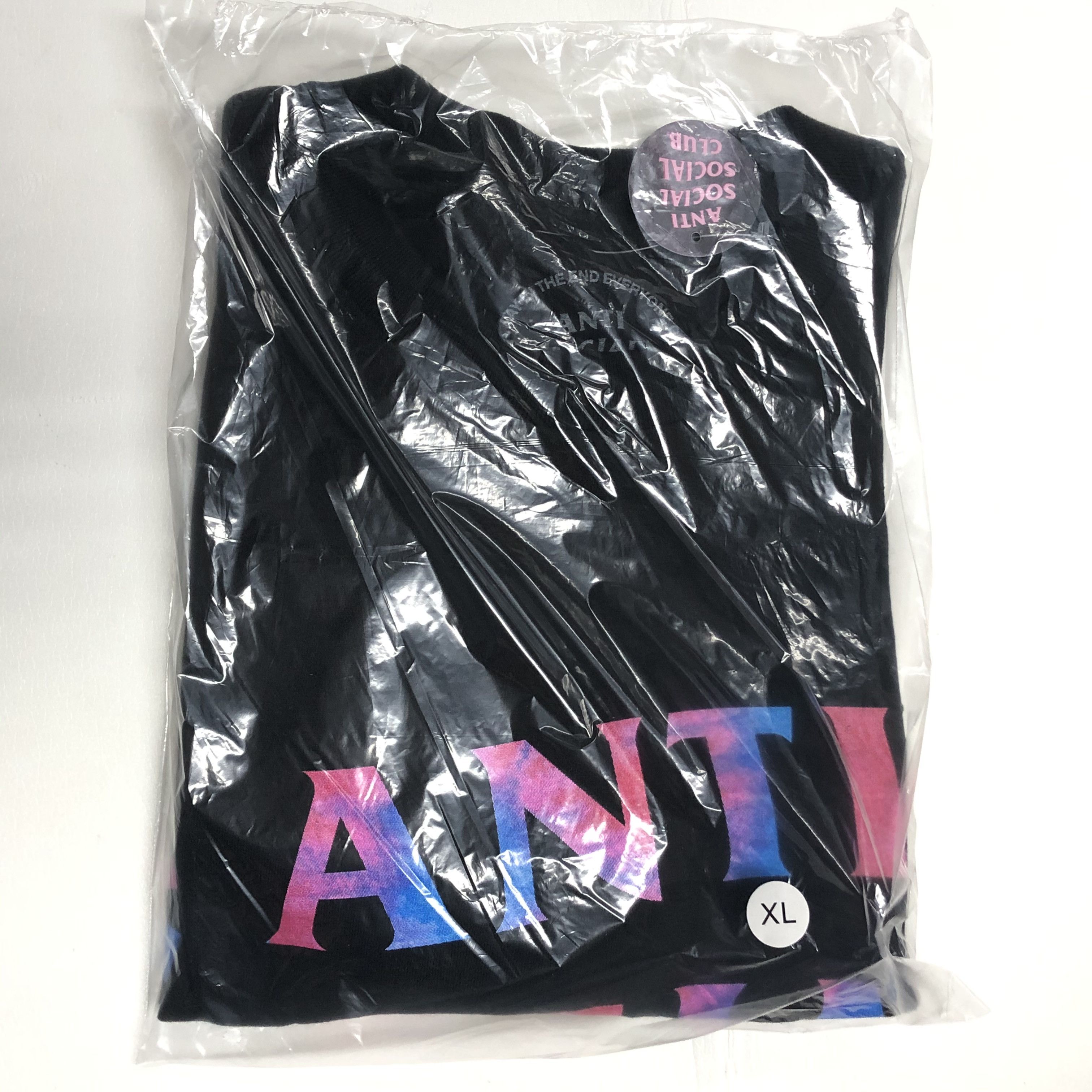 Anti Social Social Club DS ASSC Gemini Black Tee FTP FOG CDG kith kaws bape VLONE Size US XL / EU 56 / 4 - 2 Thumbnail