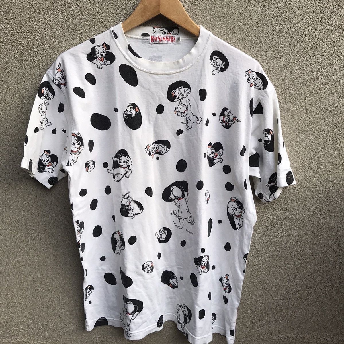 Disney × Vintage Vintage 90s 101 DALMATIONS movie all over print tee disney Size US L / EU 52-54 / 3 - 2 Thumbnail