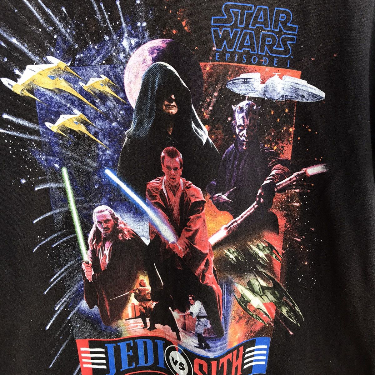 Star Wars Vintage STAR WARS movie episode 1 jedi vs sith Size US M / EU 48-50 / 2 - 4 Thumbnail