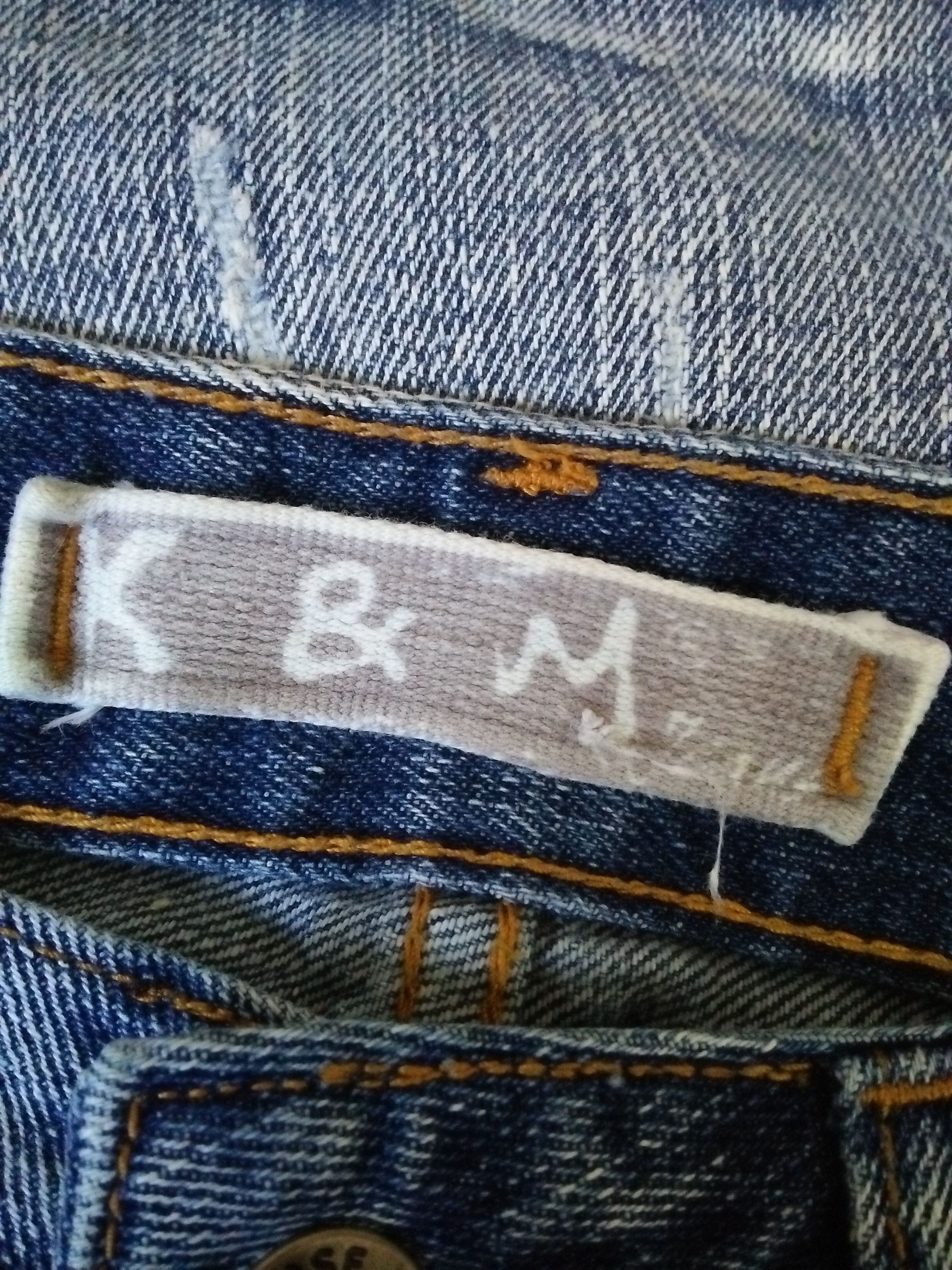 Designer BLUROSE K&M BONDAGE DISTRESSED DENIM BORO JAPAN (A966) Size US 30 / EU 46 - 7 Thumbnail