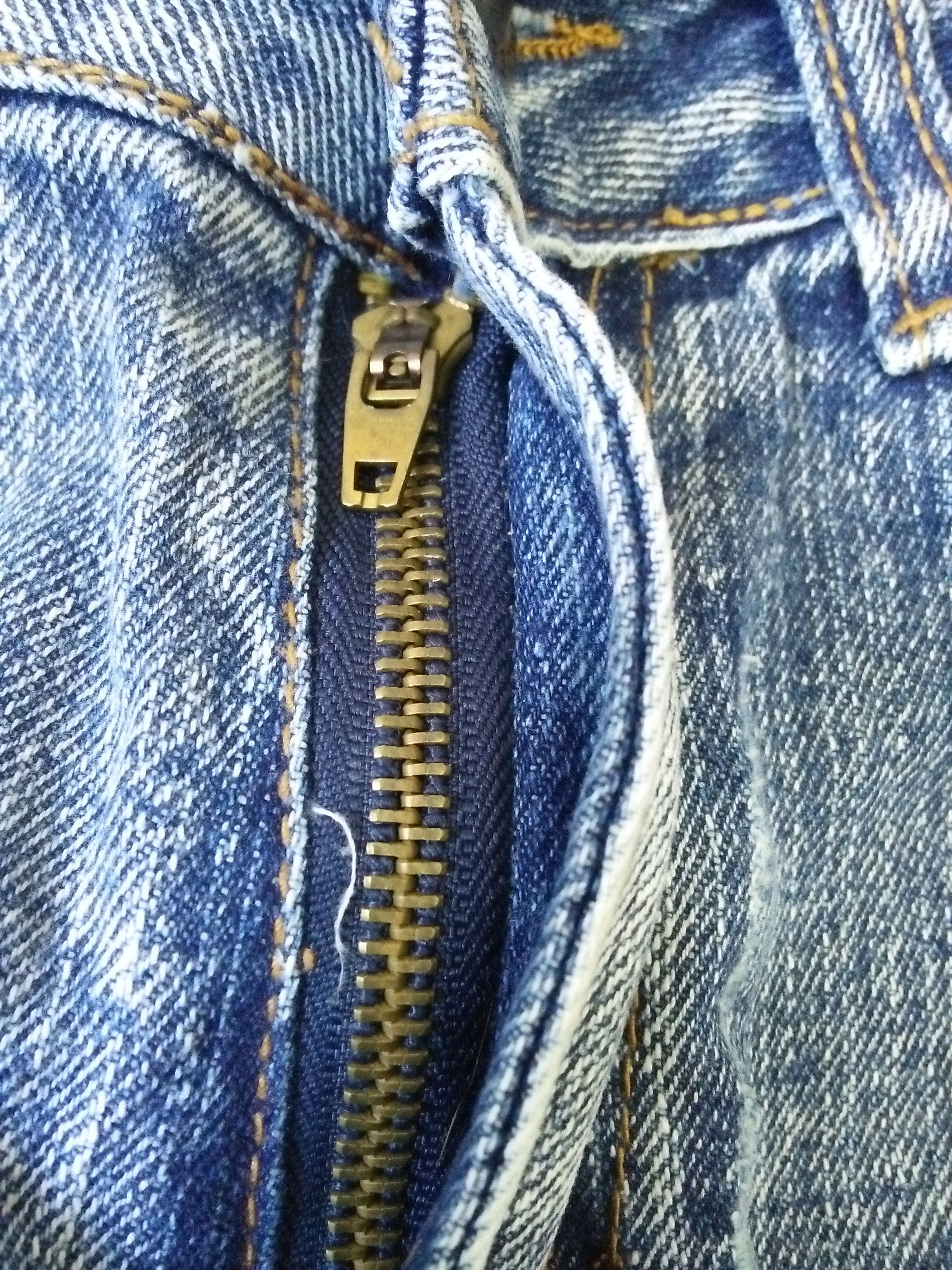 Designer BLUROSE K&M BONDAGE DISTRESSED DENIM BORO JAPAN (A966) Size US 30 / EU 46 - 12 Thumbnail