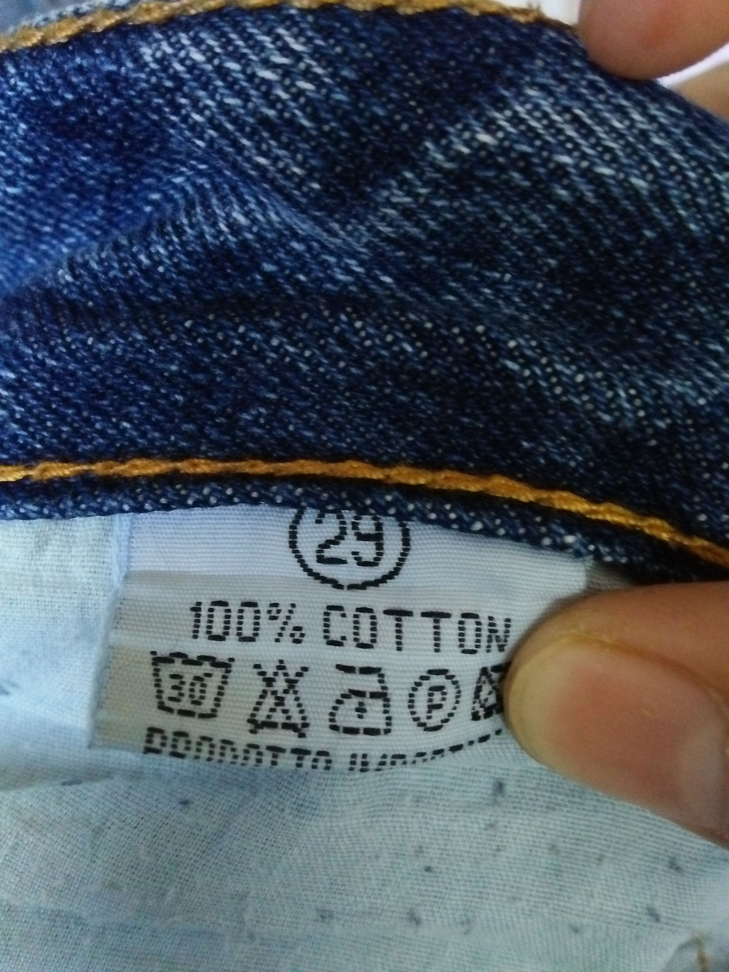 Designer BLUROSE K&M BONDAGE DISTRESSED DENIM BORO JAPAN (A966) Size US 30 / EU 46 - 11 Thumbnail