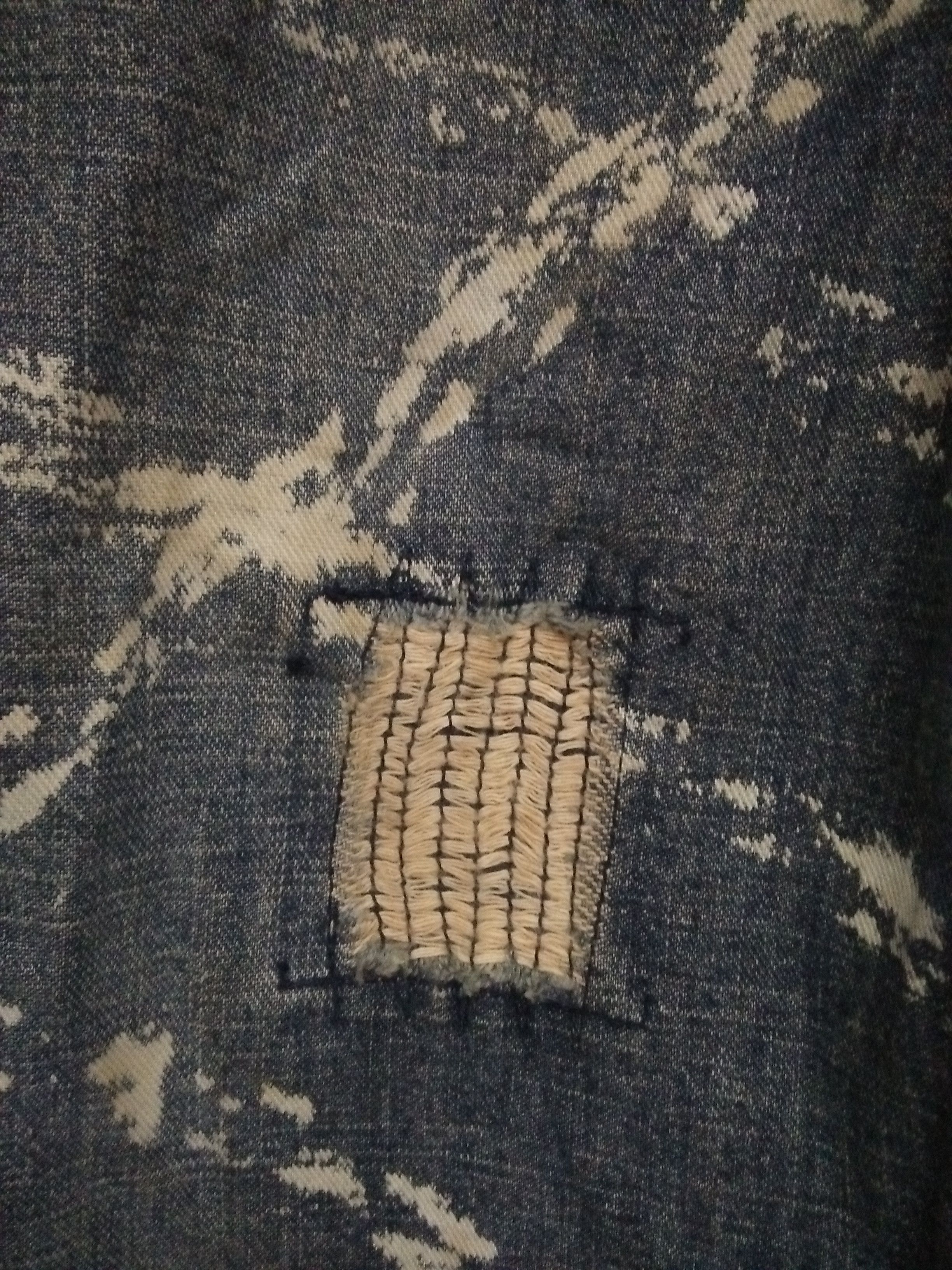 Japanese Brand YEOMAN JAPAN DISTRESSED DENIM ACID PAINT (A983) W32 Size US 32 / EU 48 - 5 Thumbnail