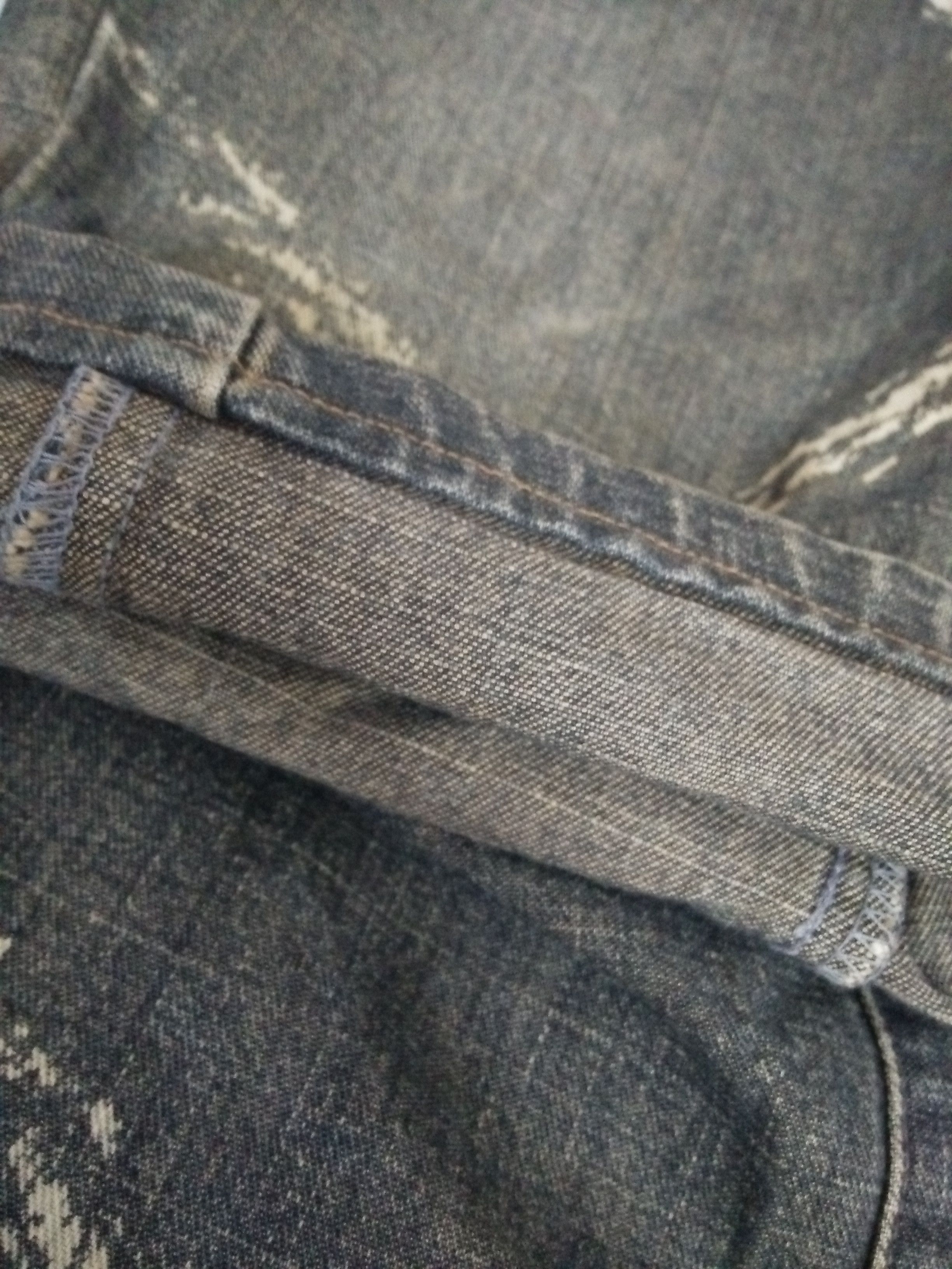 Japanese Brand YEOMAN JAPAN DISTRESSED DENIM ACID PAINT (A983) W32 Size US 32 / EU 48 - 13 Thumbnail