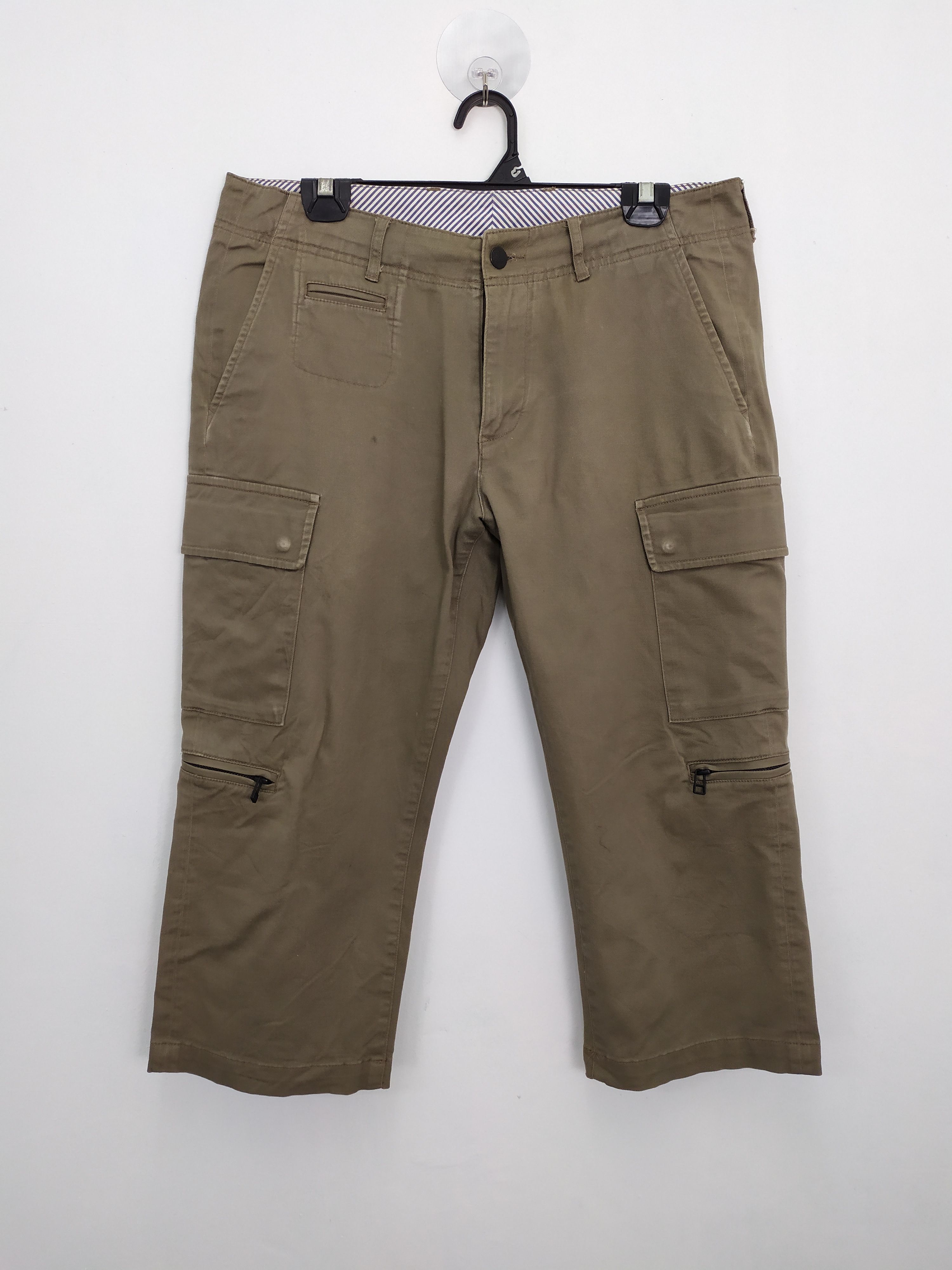 Takeo Kikuchi 9 POCKET TAKEO KIKUCHI CROPPED CARGO PANTS Size US 32 / EU 48 - 1 Thumbnail