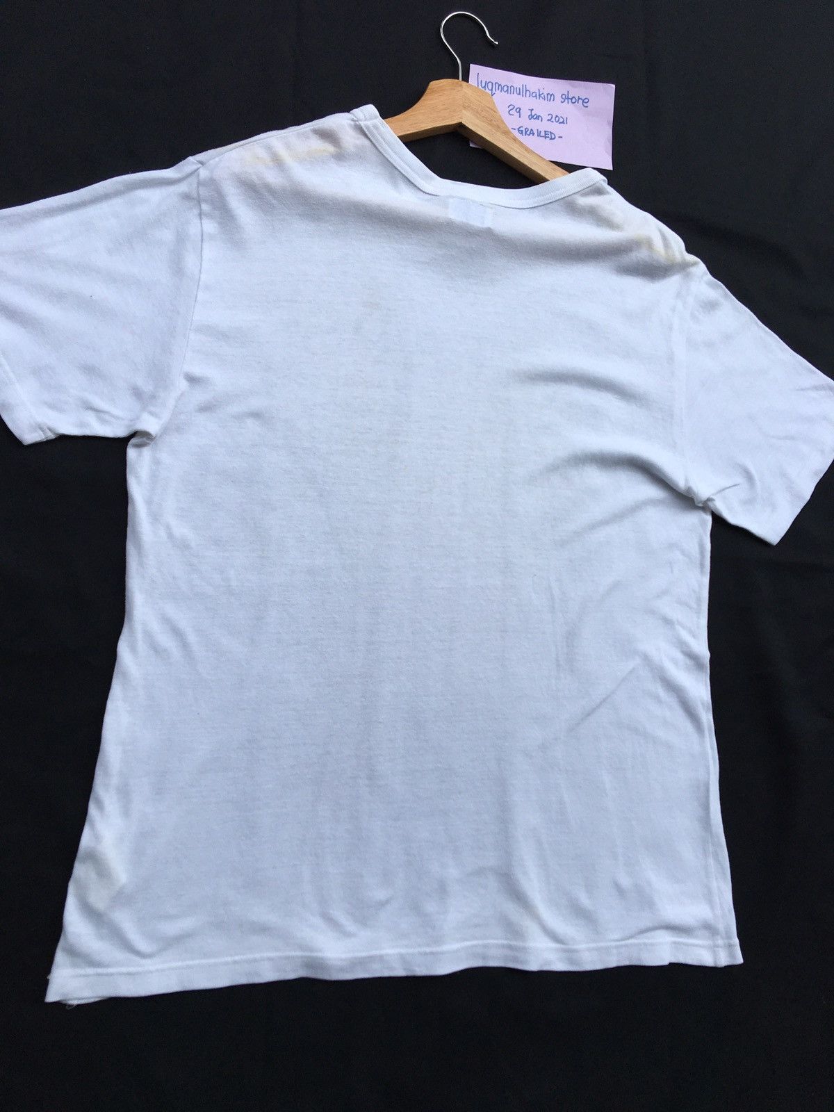 Wtaps Rare WTAPS Spellout White Tshirt Size US M / EU 48-50 / 2 - 12 Thumbnail