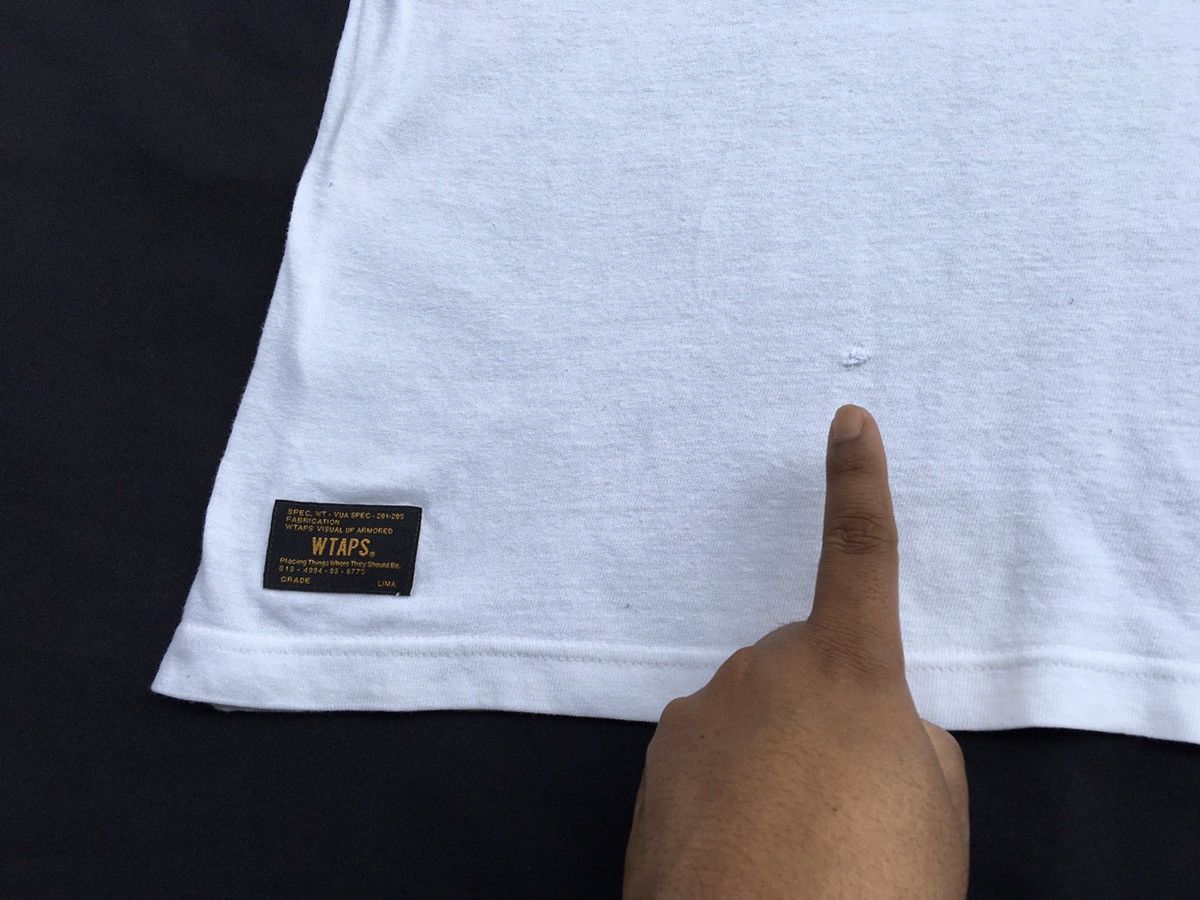 Wtaps Rare WTAPS Spellout White Tshirt Size US M / EU 48-50 / 2 - 10 Thumbnail