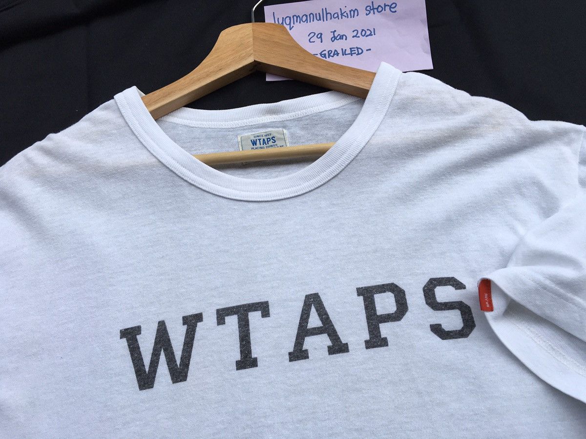Wtaps Rare WTAPS Spellout White Tshirt Size US M / EU 48-50 / 2 - 8 Thumbnail