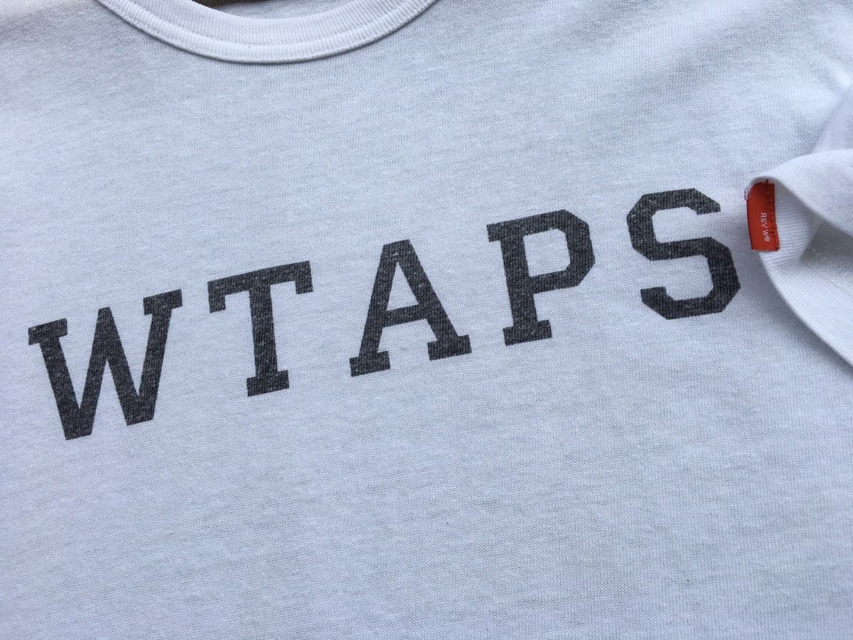 Wtaps Rare WTAPS Spellout White Tshirt Size US M / EU 48-50 / 2 - 7 Thumbnail