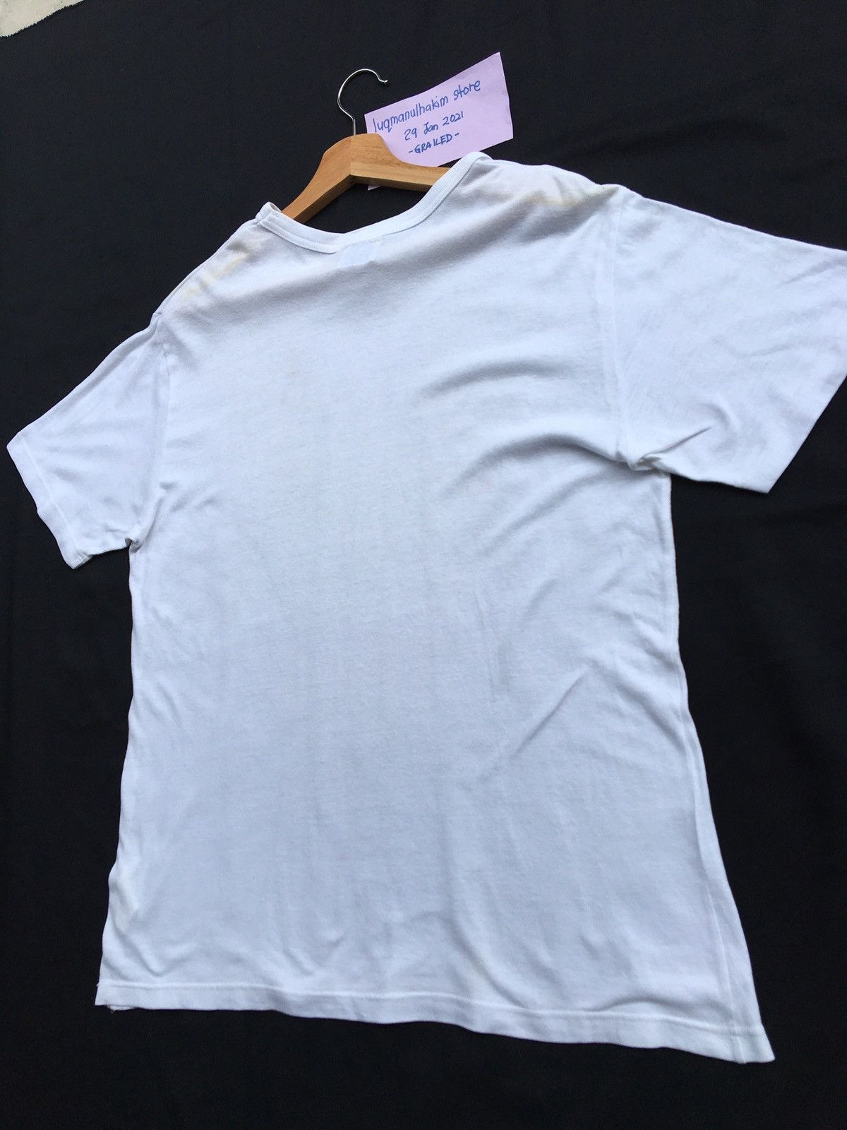 Wtaps Rare WTAPS Spellout White Tshirt Size US M / EU 48-50 / 2 - 13 Thumbnail