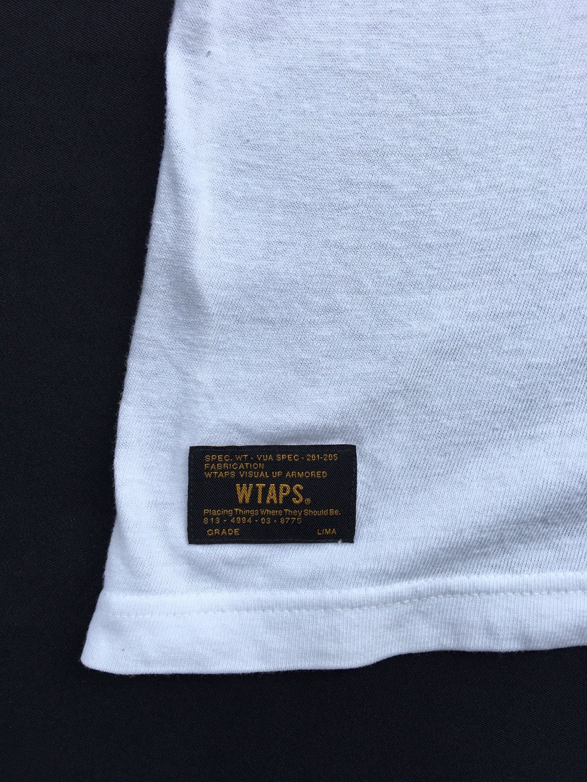 Wtaps Rare WTAPS Spellout White Tshirt Size US M / EU 48-50 / 2 - 5 Thumbnail