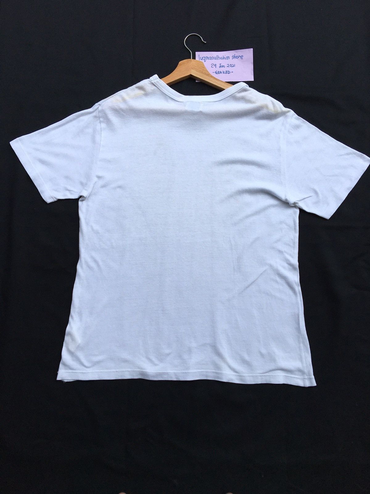 Wtaps Rare WTAPS Spellout White Tshirt Size US M / EU 48-50 / 2 - 11 Thumbnail
