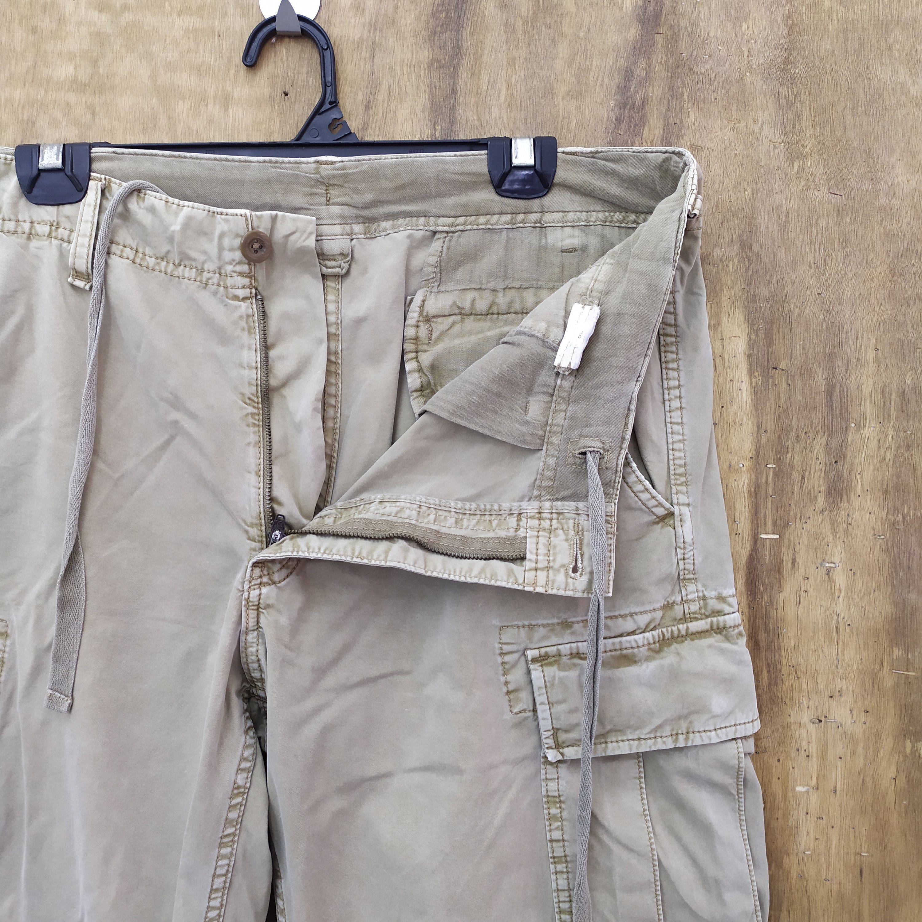 Japanese Brand JAPANESE BRAND CARGO PANTS DEMAGE KNEE Size US 33 - 2 Thumbnail