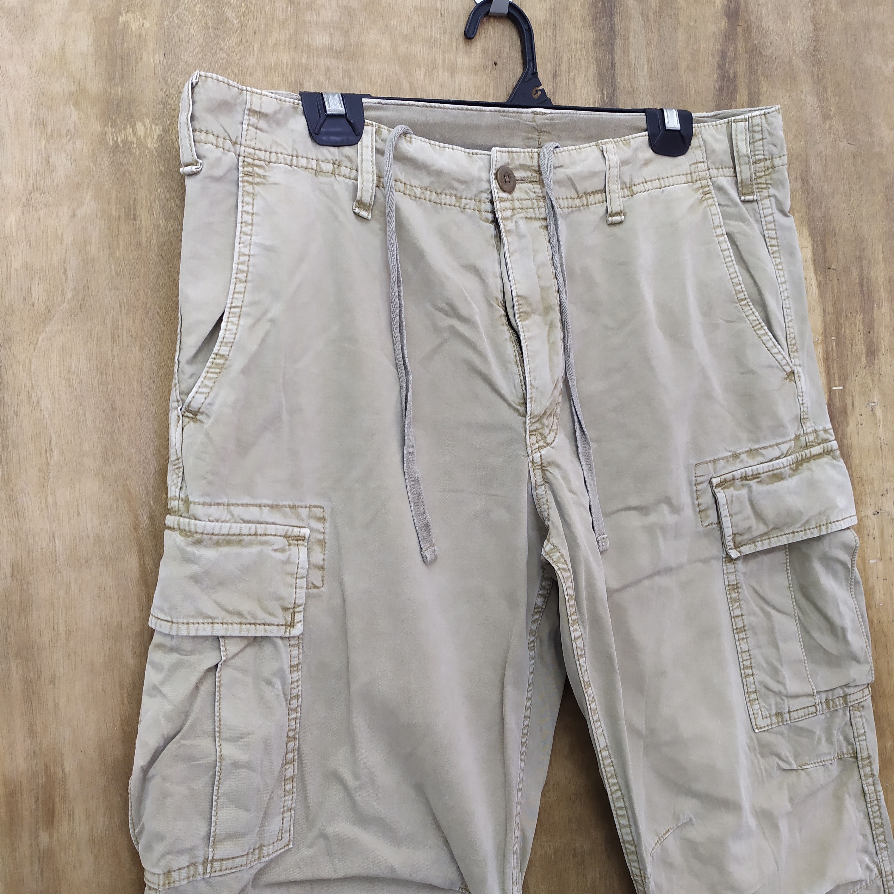 Japanese Brand JAPANESE BRAND CARGO PANTS DEMAGE KNEE Size US 33 - 3 Thumbnail