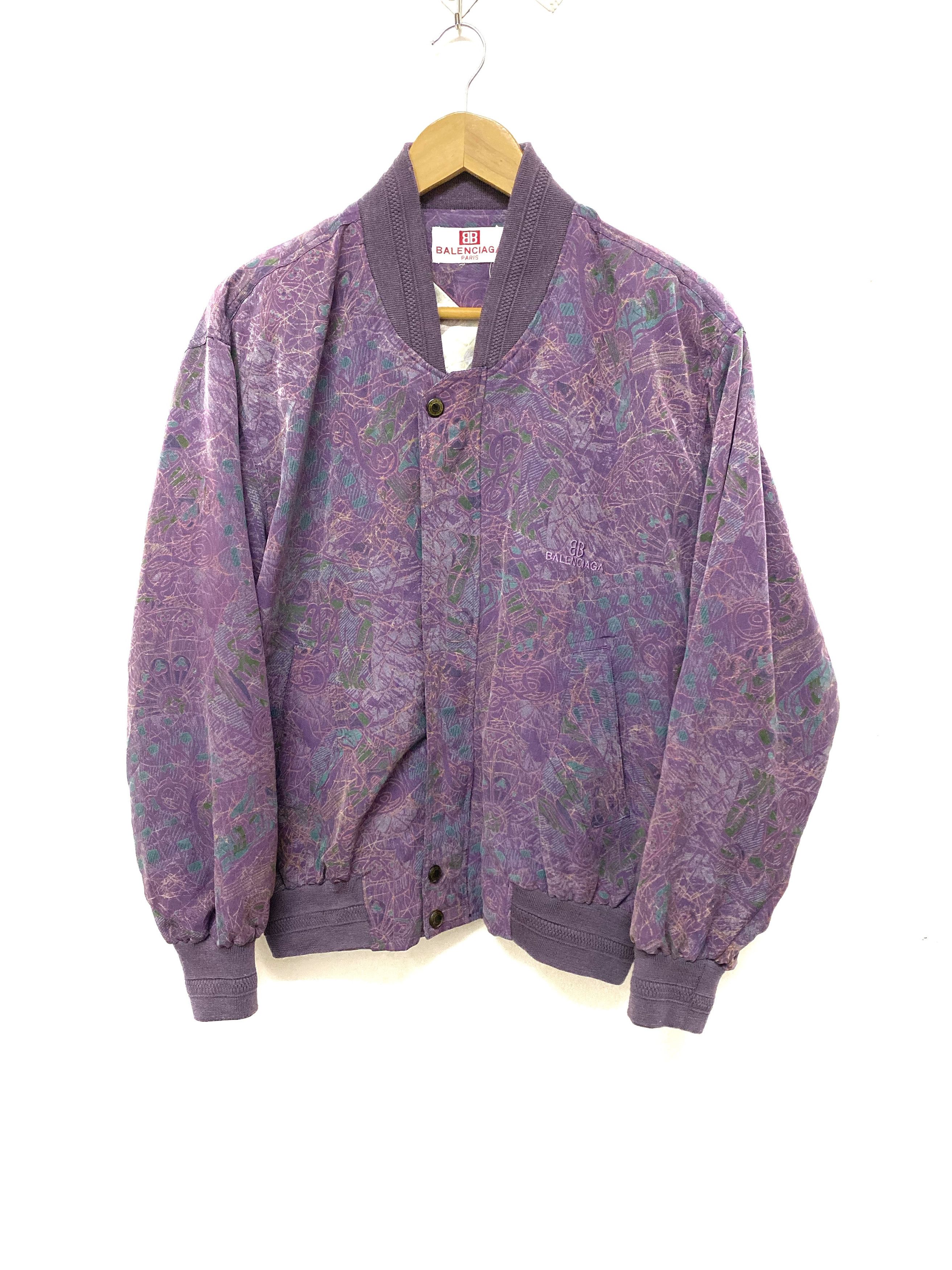 Balenciaga 80's BALENCIAGA Native Print Bomber jacket Size US M / EU 48-50 / 2 - 1 Thumbnail