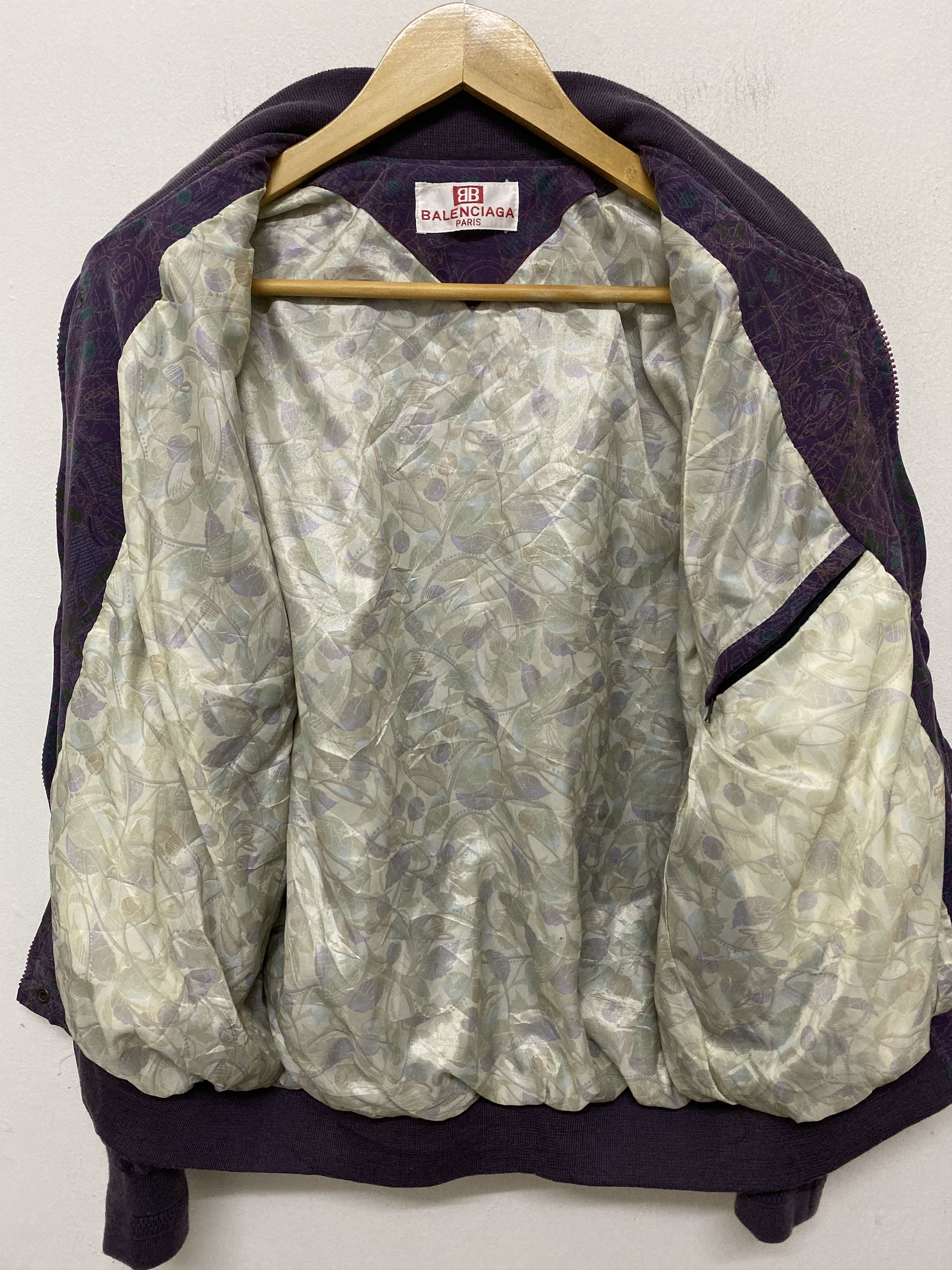 Balenciaga 80's BALENCIAGA Native Print Bomber jacket Size US M / EU 48-50 / 2 - 8 Thumbnail