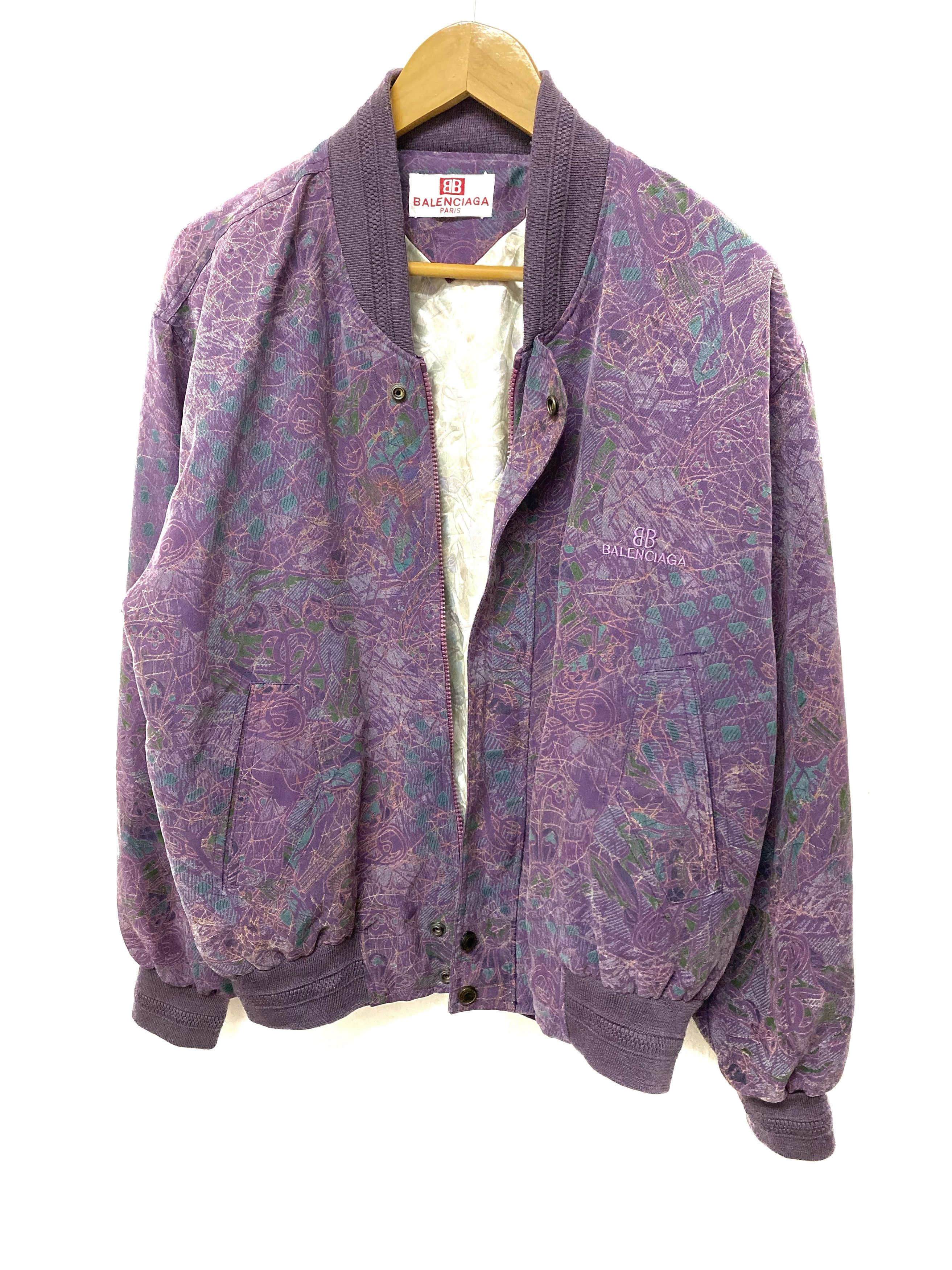 Balenciaga 80's BALENCIAGA Native Print Bomber jacket Size US M / EU 48-50 / 2 - 3 Thumbnail