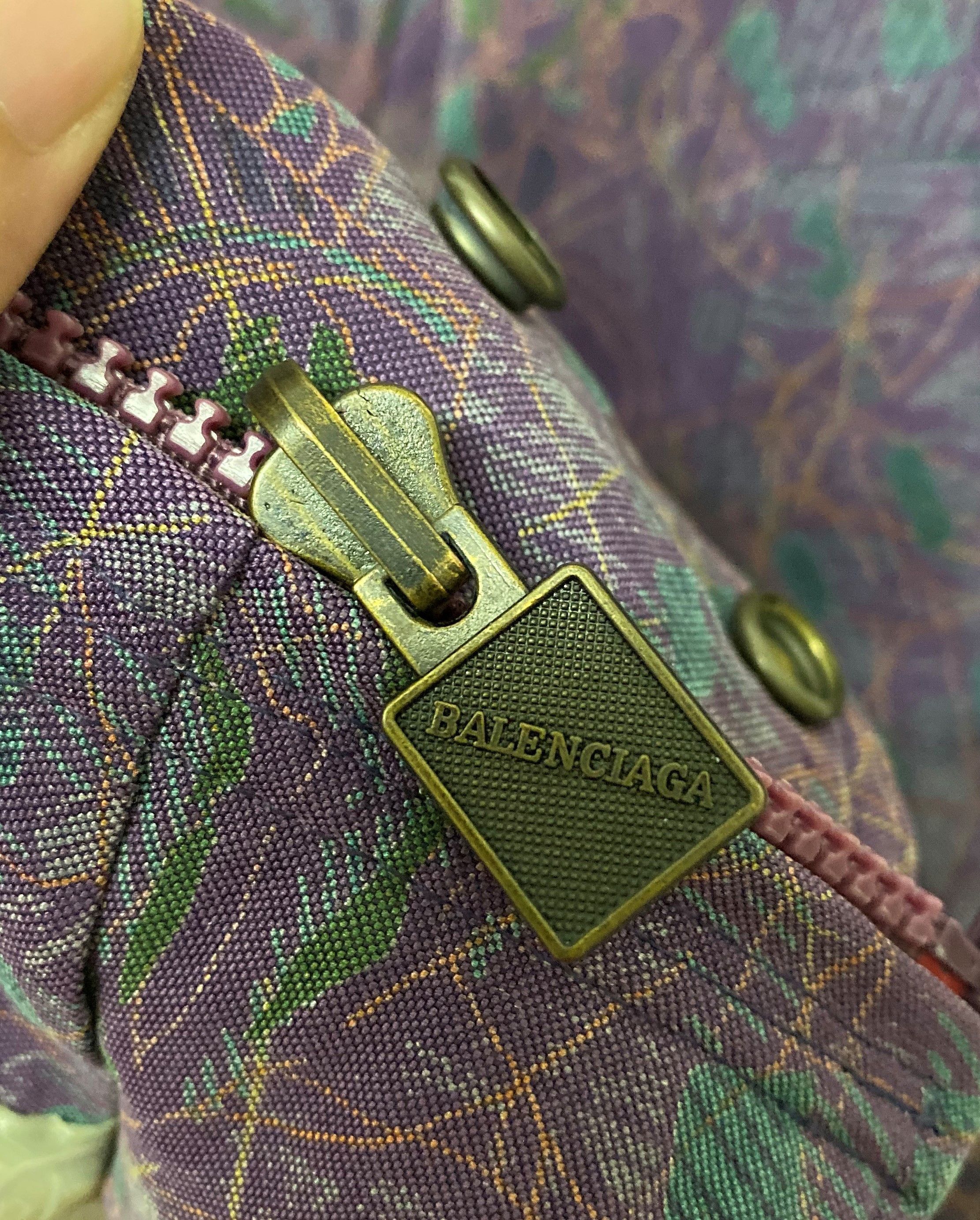 Balenciaga 80's BALENCIAGA Native Print Bomber jacket Size US M / EU 48-50 / 2 - 7 Thumbnail