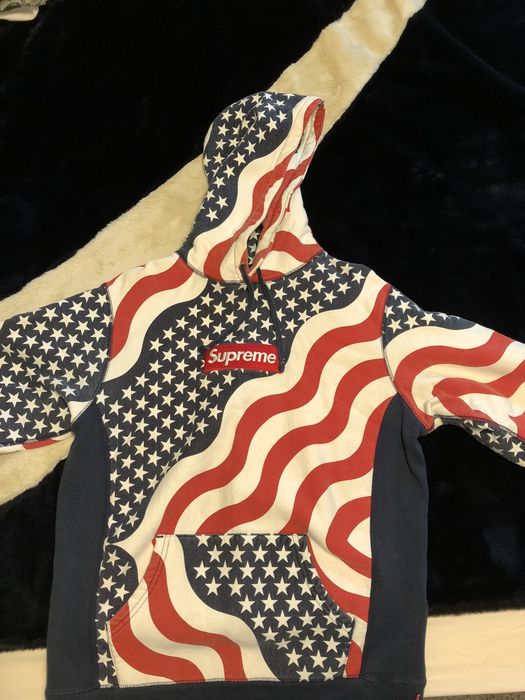 Usa supreme sale hoodie