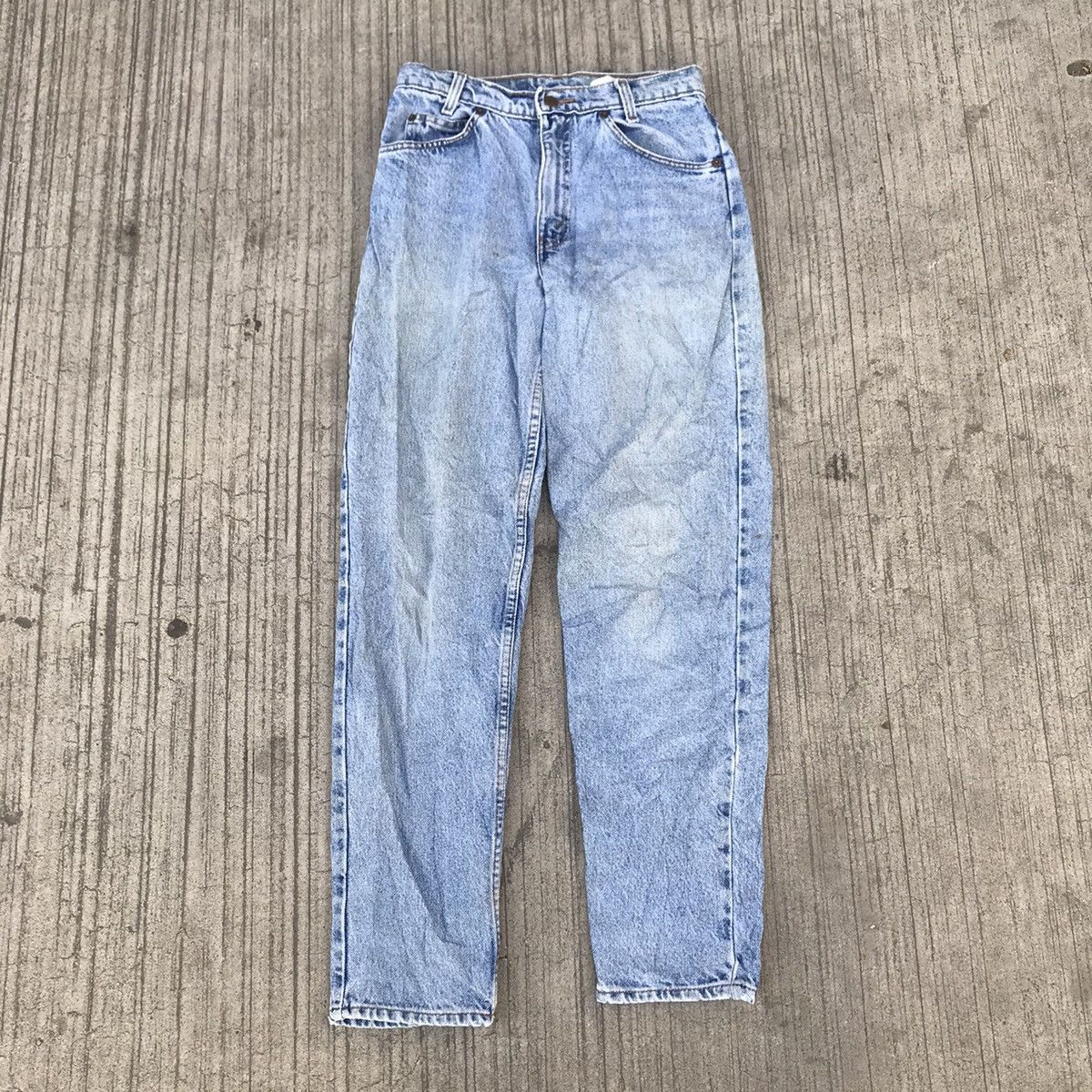 Levi's Vintage 90s Levis 550 Light Wash Denim Baggy Jeans Size US 28 / EU 44 - 3 Thumbnail