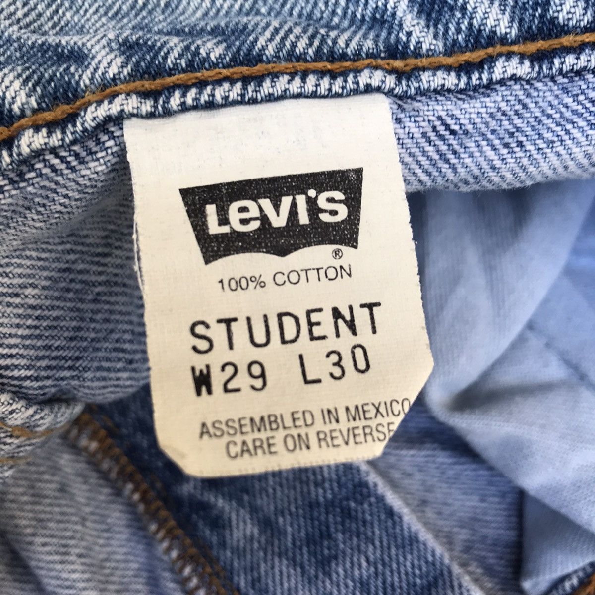 Levi's Vintage 90s Levis 550 Light Wash Denim Baggy Jeans Size US 28 / EU 44 - 16 Thumbnail
