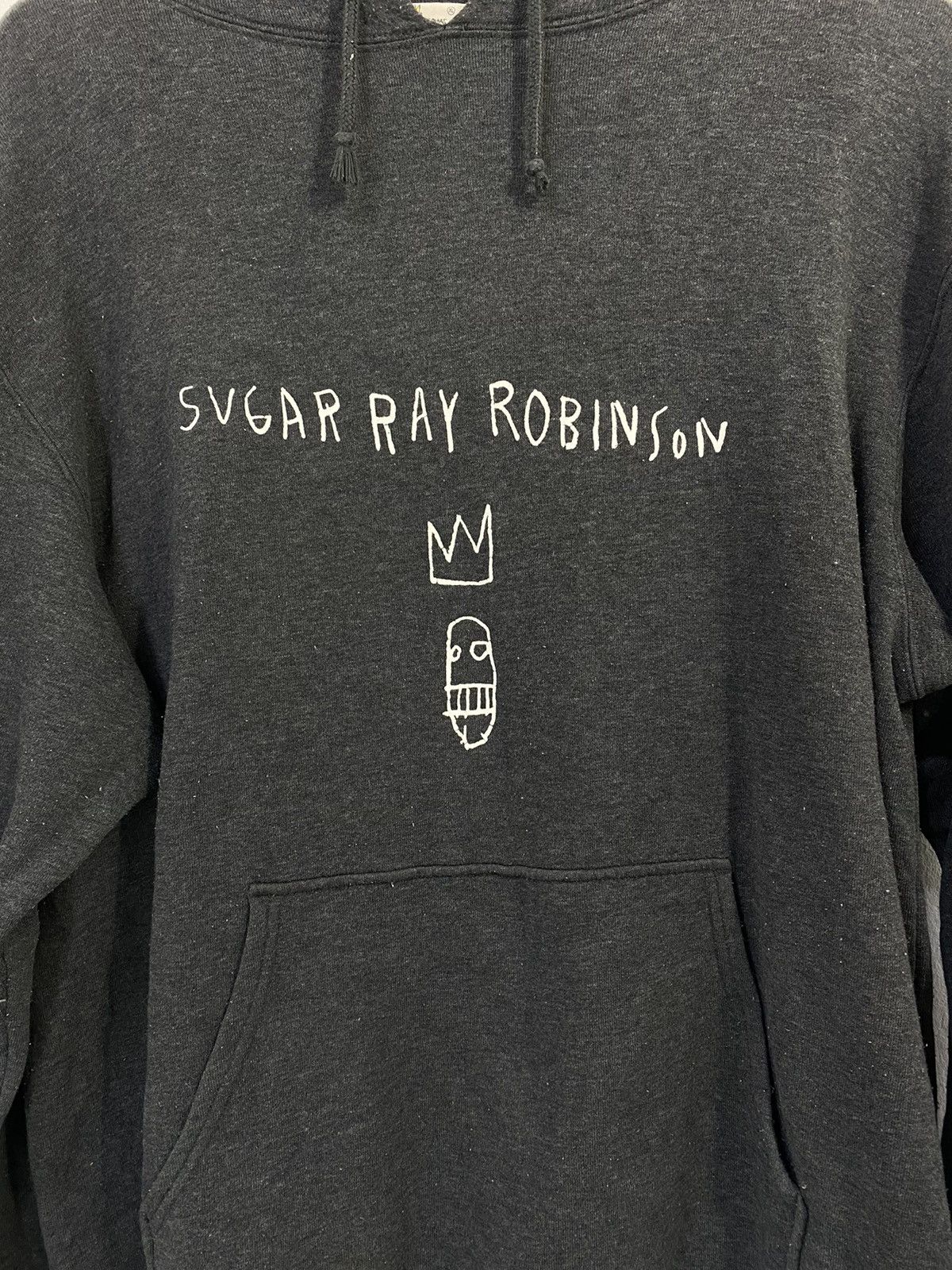 Jean-Michel Basquiat Jean Michel Basquiat Sugar Ray Robinson Hoodie PopArt Design Size US XL / EU 56 / 4 - 4 Thumbnail