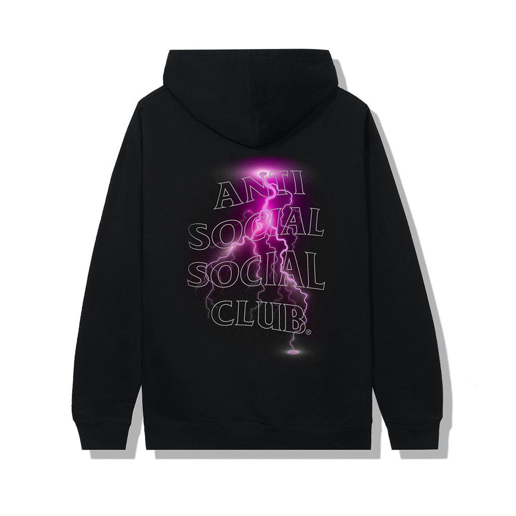 Anti Social Social Club DS AW20 ASSC purple Lightning Logo save your tears  hoodie | Grailed