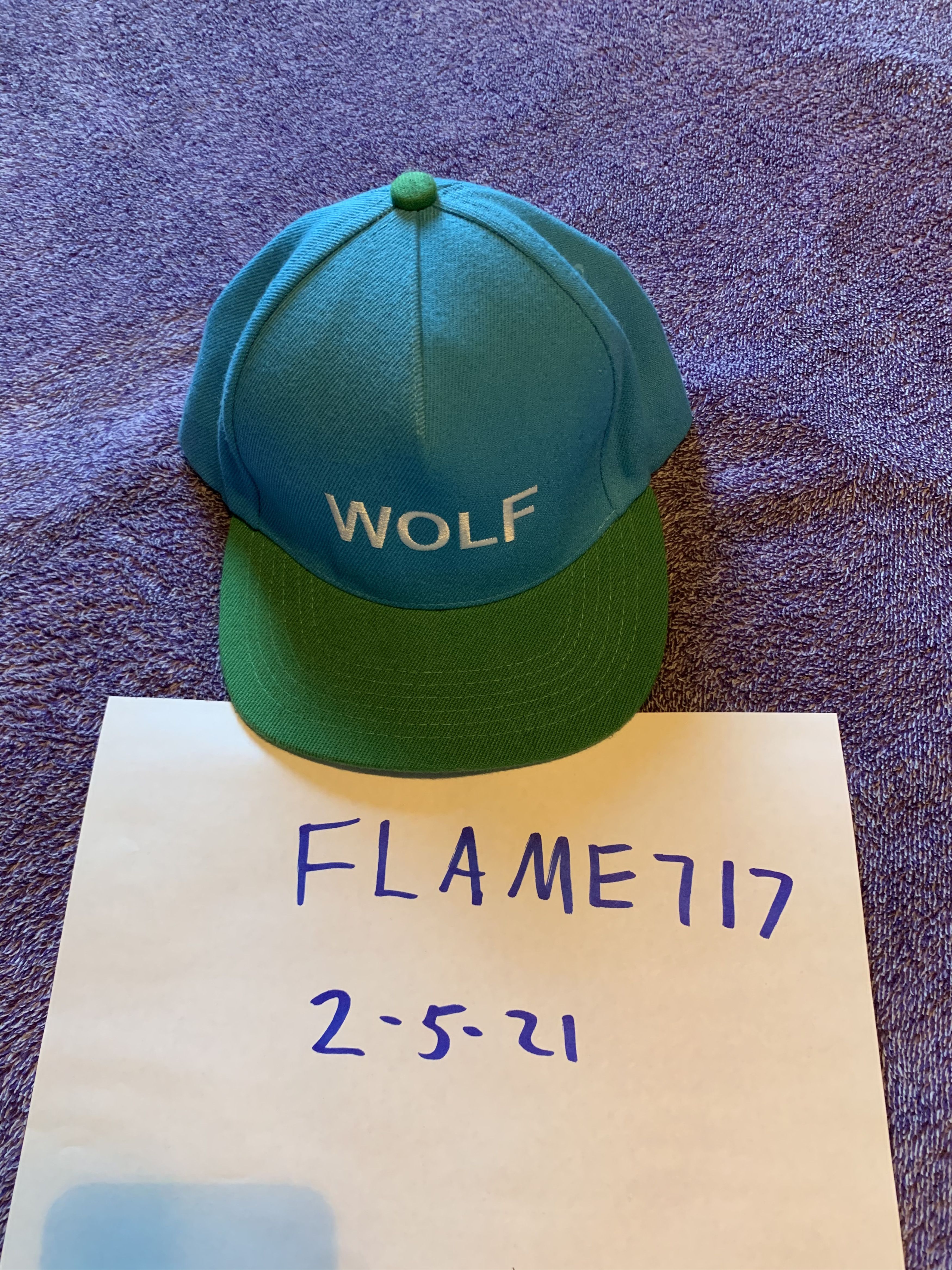 Tyler the Creator 'GOLF WANG' Cap/hat in Green 