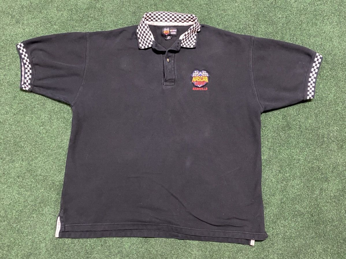 NASCAR Vintage 90s Nascar Cafe Nashville Polo Shirt Size US XXL / EU 58 / 5 - 1 Thumbnail