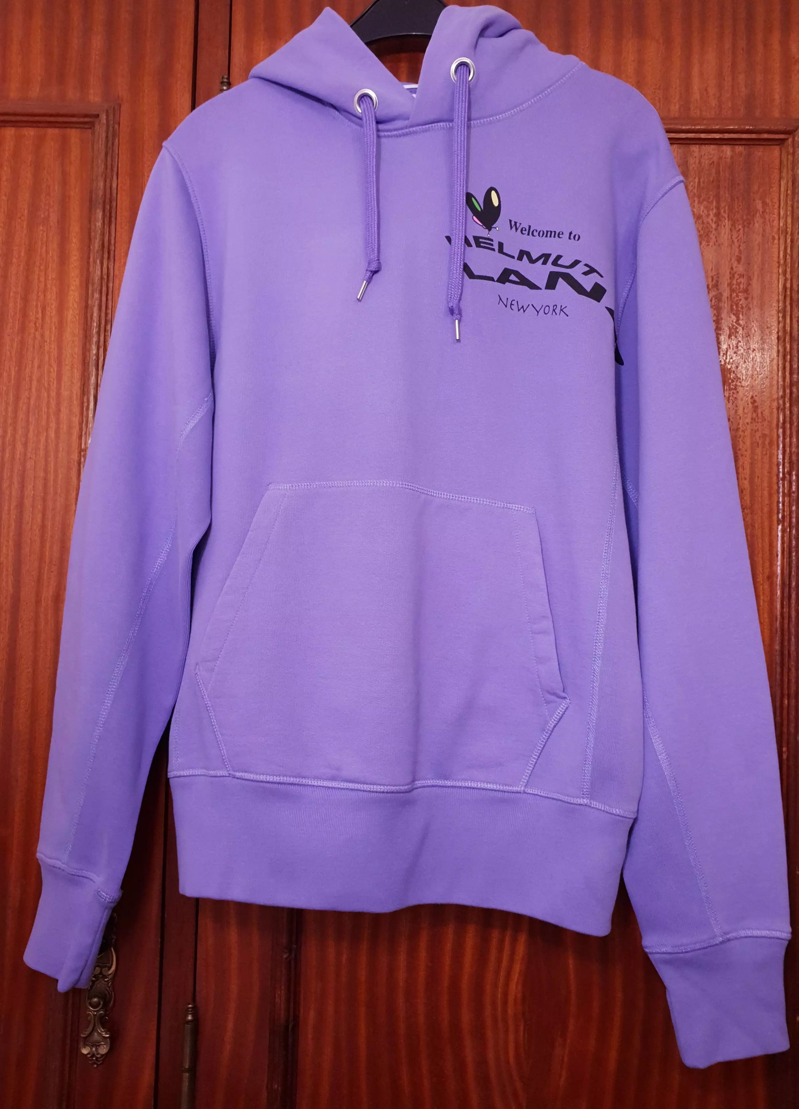 Helmut lang purple hoodie sale