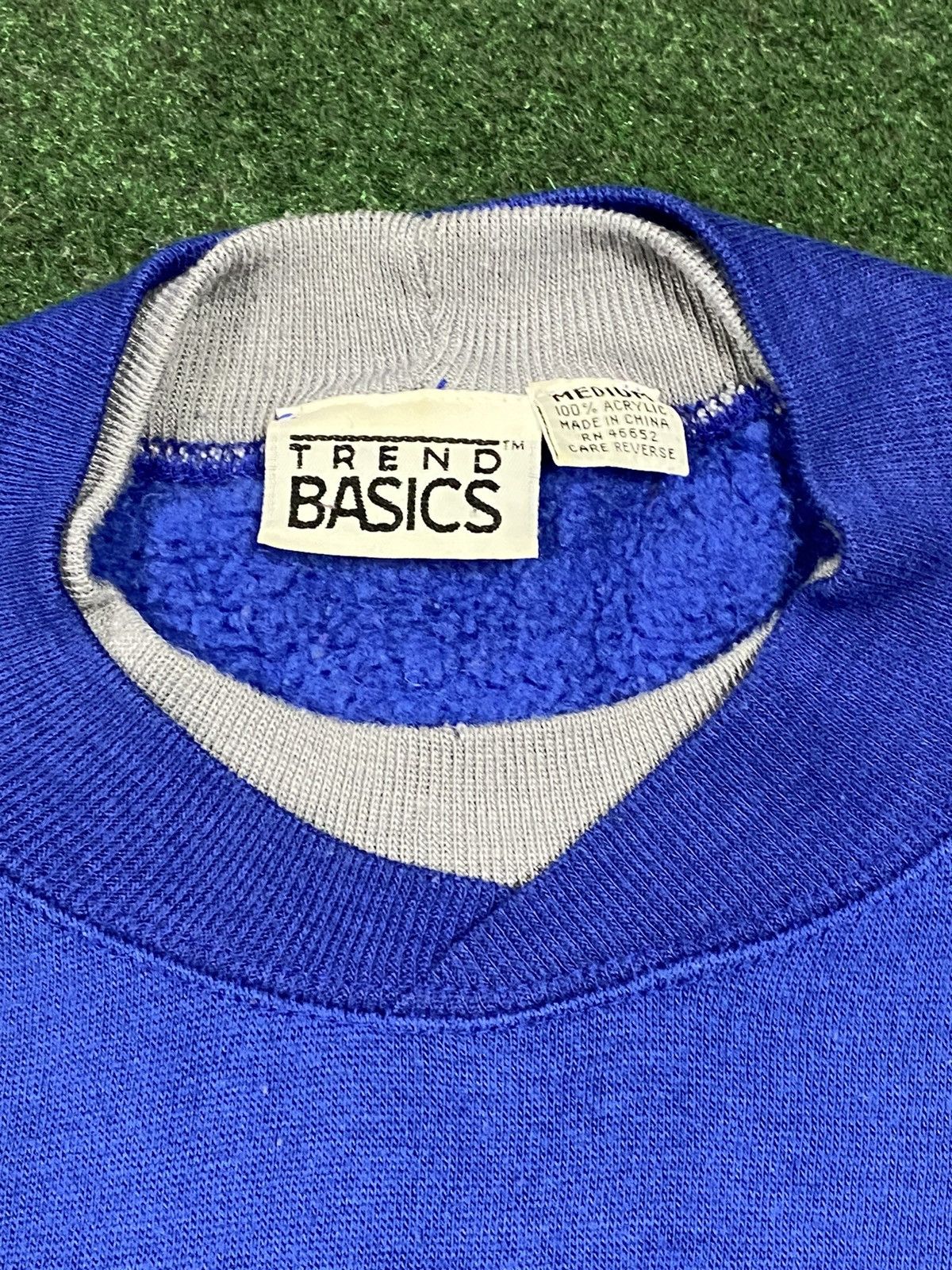 Vintage Vintage 90s Trend Basics Crewneck Sweatshirt Size US M / EU 48-50 / 2 - 2 Thumbnail