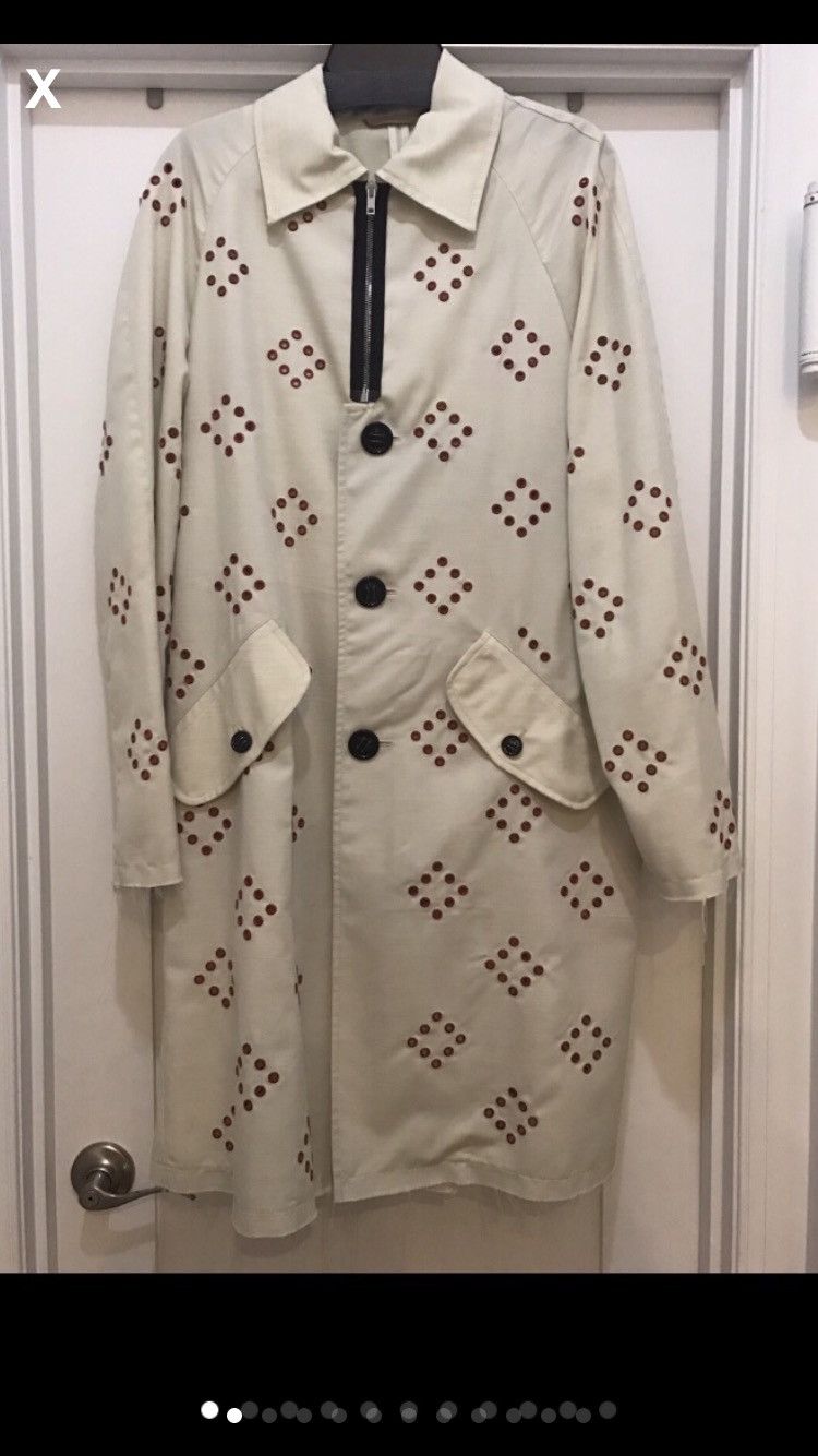 Raf Simons FINAL DROP ******* Raf SS16 Rivet Raglan Macintosh Lab Coat ...