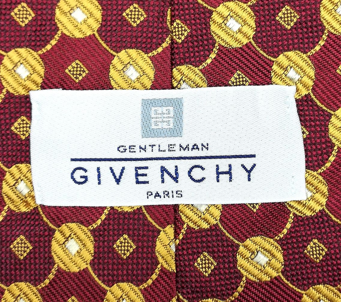 Givenchy GENTLEMAN GIVENCHY PARIS GEOMETRIC SILK DESIGN MADE ITALY Size ONE SIZE - 3 Thumbnail