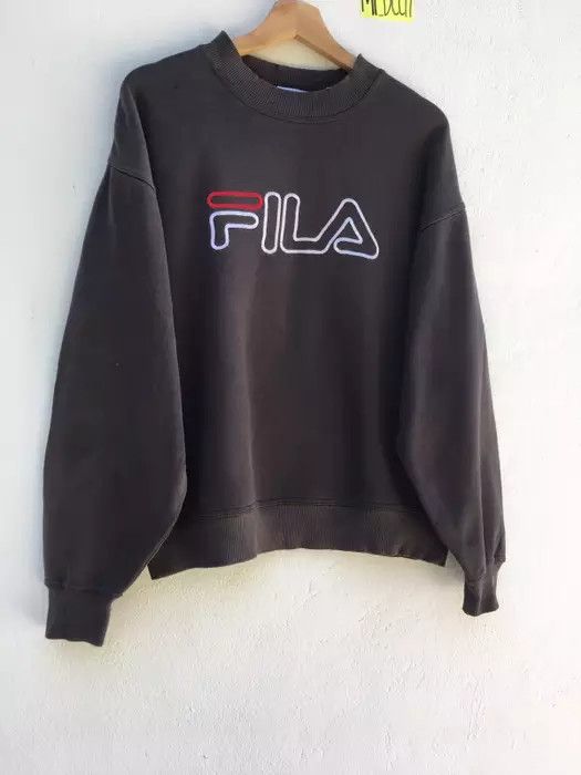 Fila Vintage 90s Fila Sweatshirt Big Logo Spell Out Size US M / EU 48-50 / 2 - 2 Thumbnail