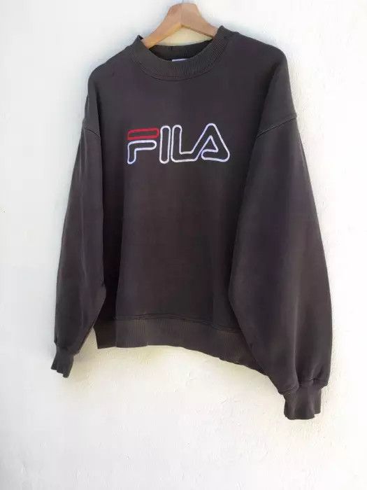 Fila Vintage 90s Fila Sweatshirt Big Logo Spell Out Size US M / EU 48-50 / 2 - 3 Thumbnail