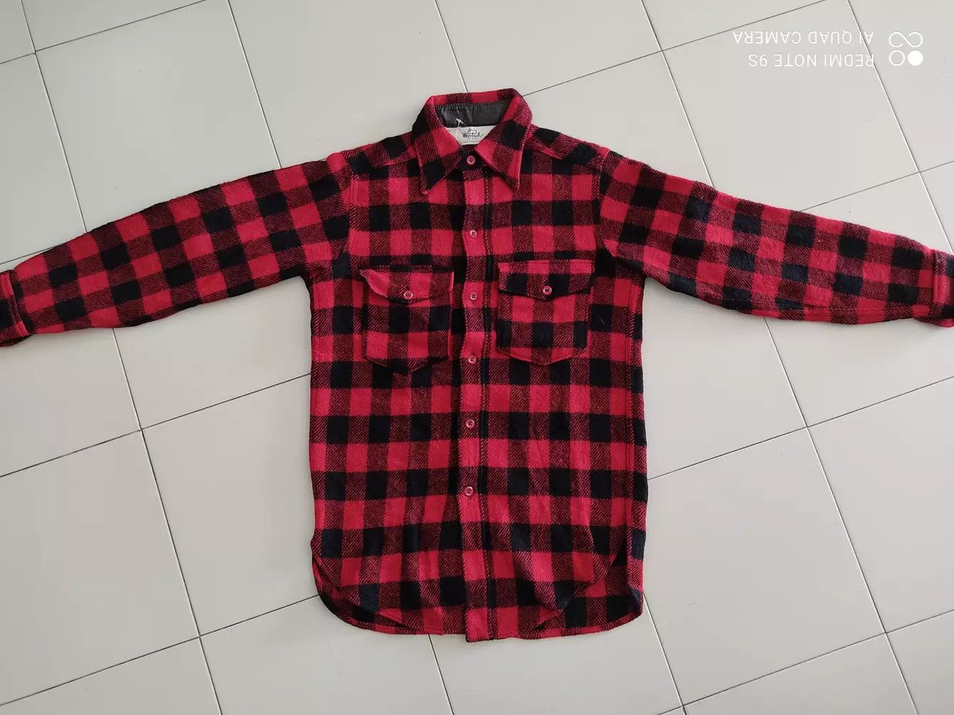 Flannel × Woolrich Woolen Mills Woolrich Woolen Mills Red Checkered Flannel Size US S / EU 44-46 / 1 - 1 Thumbnail