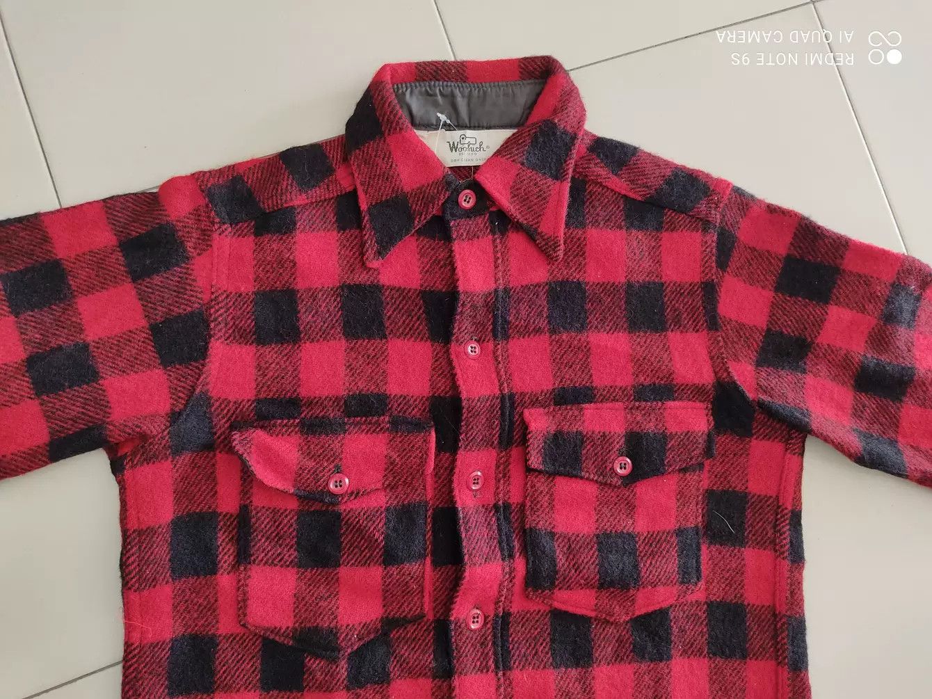 Flannel × Woolrich Woolen Mills Woolrich Woolen Mills Red Checkered Flannel Size US S / EU 44-46 / 1 - 3 Thumbnail
