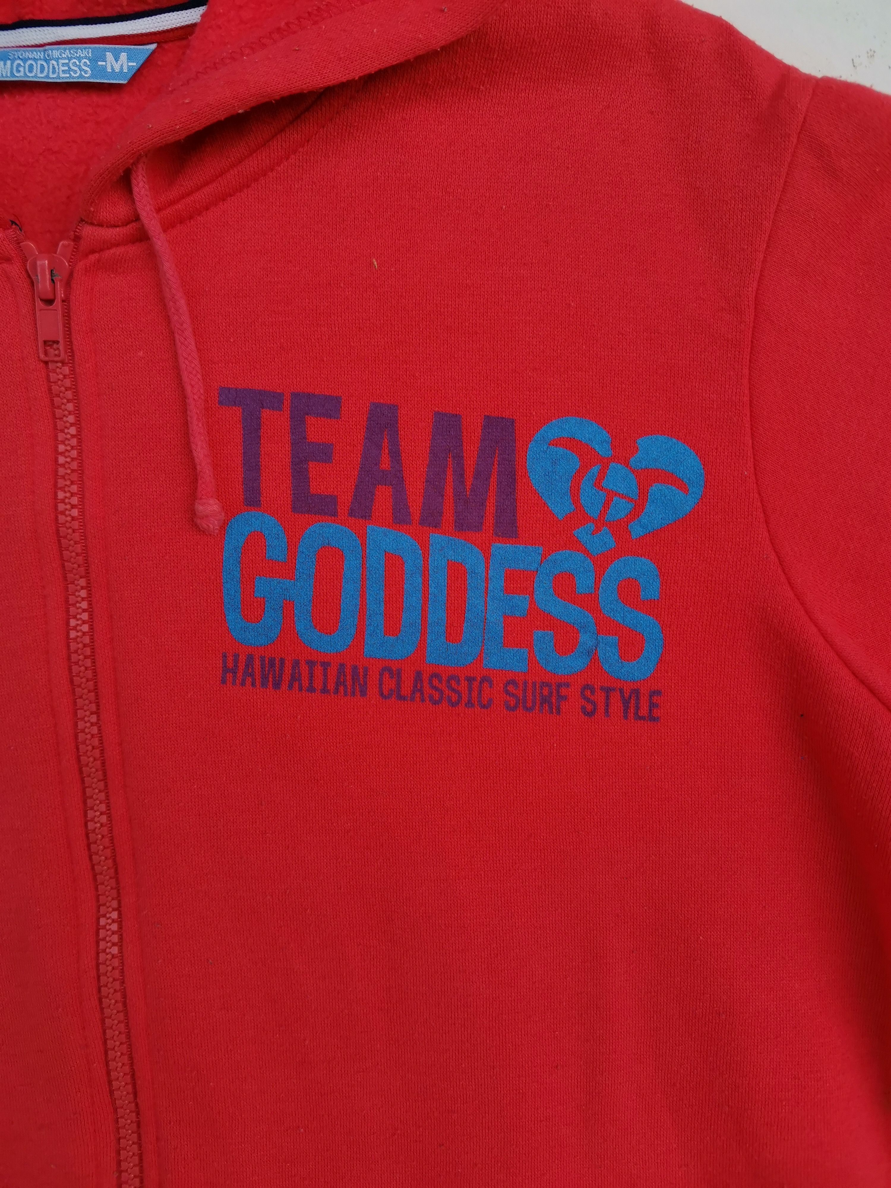 Japanese Brand Team Goddess Hawaiian Classic Surf Style Logo Sweatshirt Size US M / EU 48-50 / 2 - 8 Thumbnail