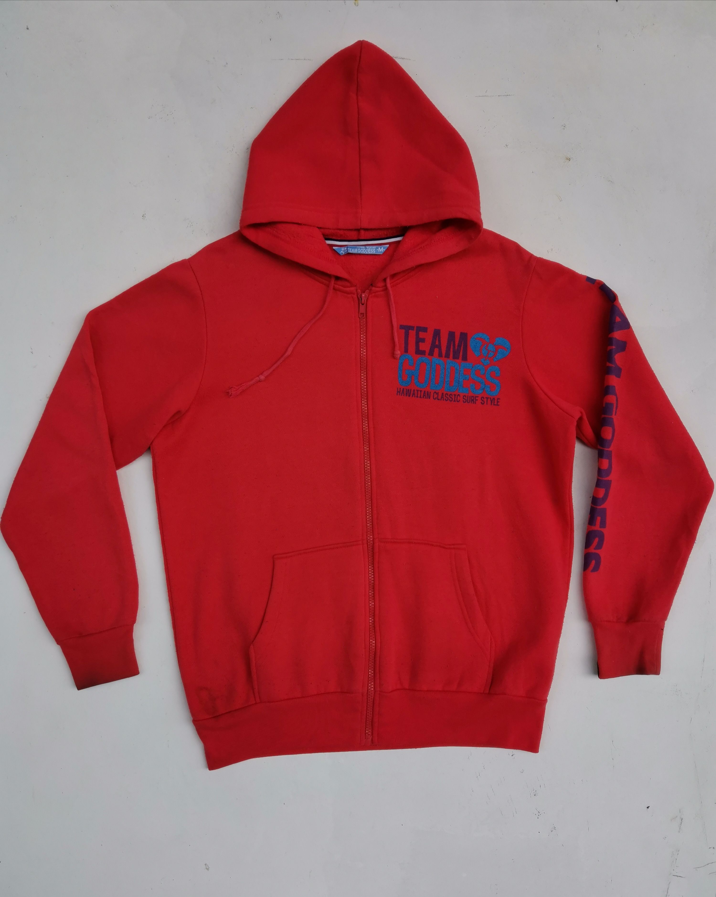 Japanese Brand Team Goddess Hawaiian Classic Surf Style Logo Sweatshirt Size US M / EU 48-50 / 2 - 1 Thumbnail