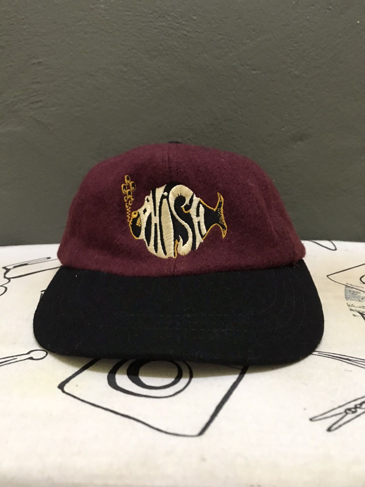 Band Tees × Vintage Amazing!!! Vintage Phish Band Wool Cap Size ONE SIZE - 2 Thumbnail