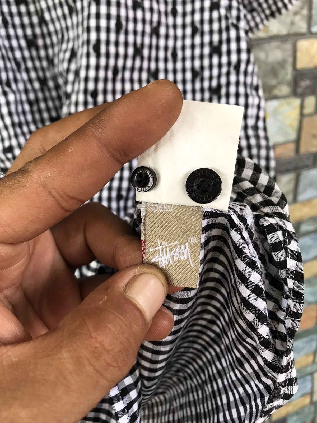 Powell Peralta × Stussy STUSSY Button Ups Polcadot Size US L / EU 52-54 / 3 - 13 Thumbnail